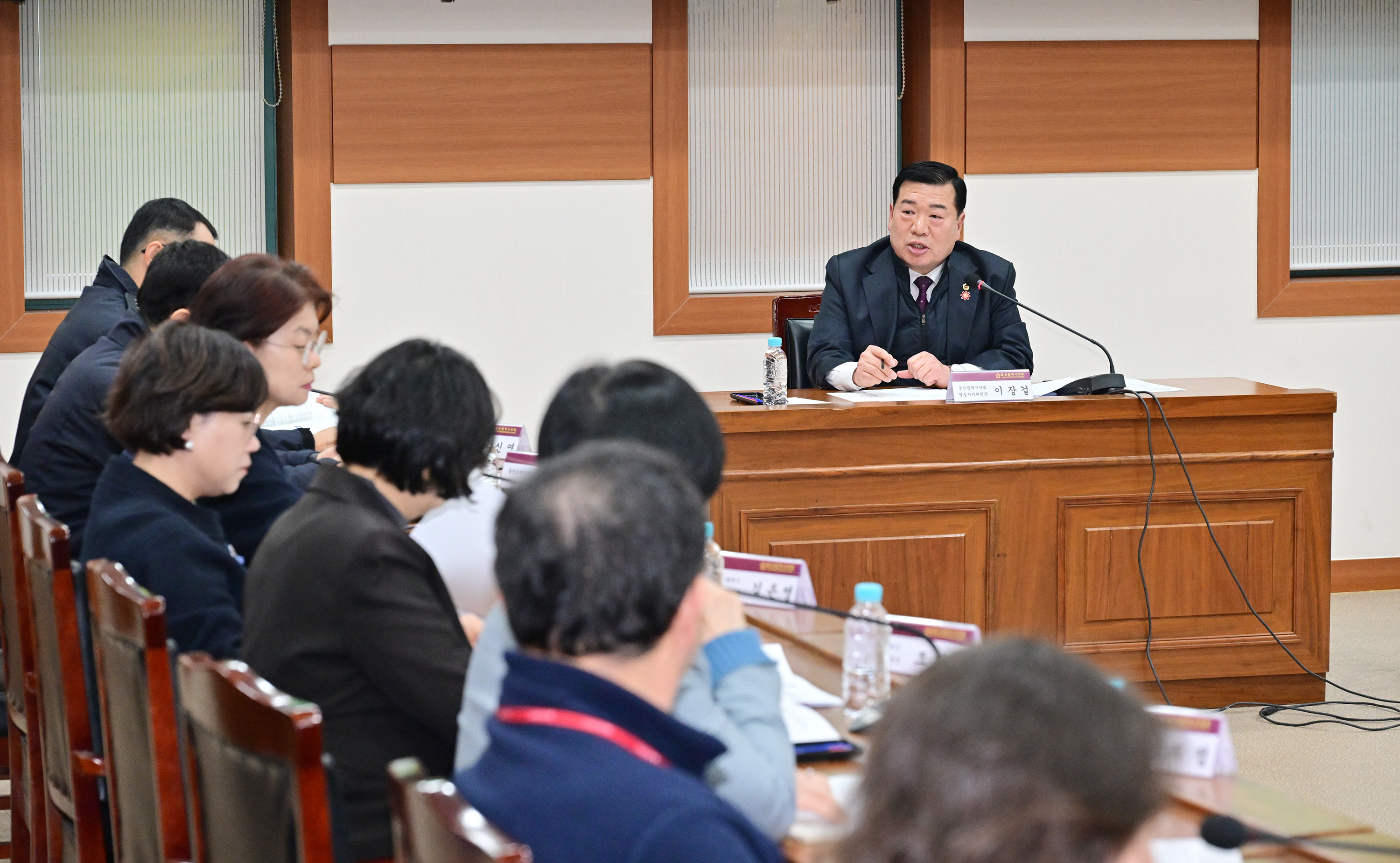 이장걸 행정자치위원장, 재난안전사업 예산편성 효율증대 간담회3