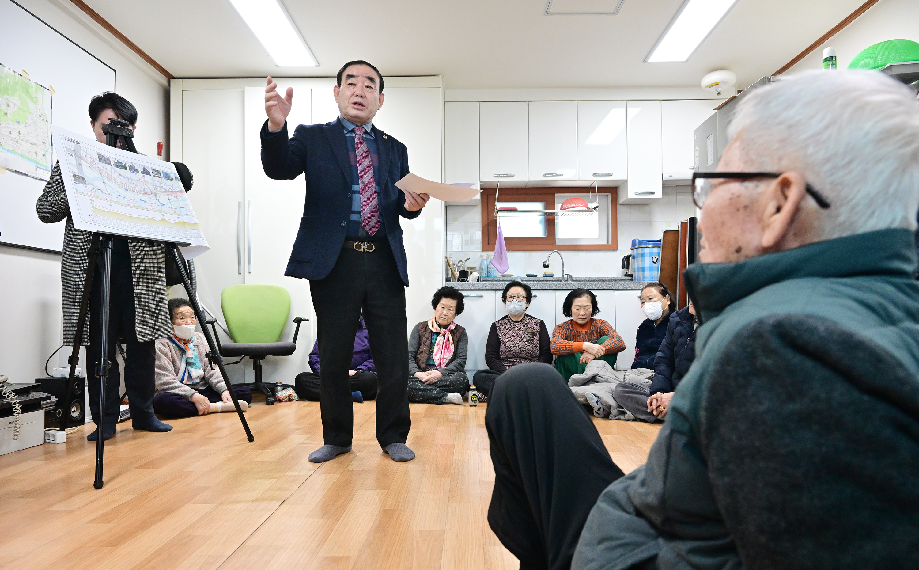 김기환 의원, 동동 산전마을 당산나무 보호 현장 방문 간담회4