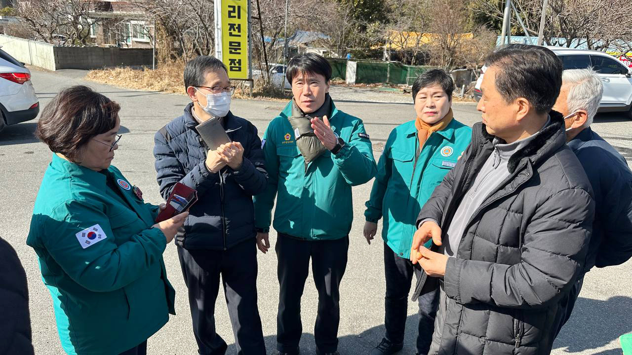 백현조 산업건설위원장, 북구 상연암입구삼거리 신호체계 개선을 위한 현장점검2