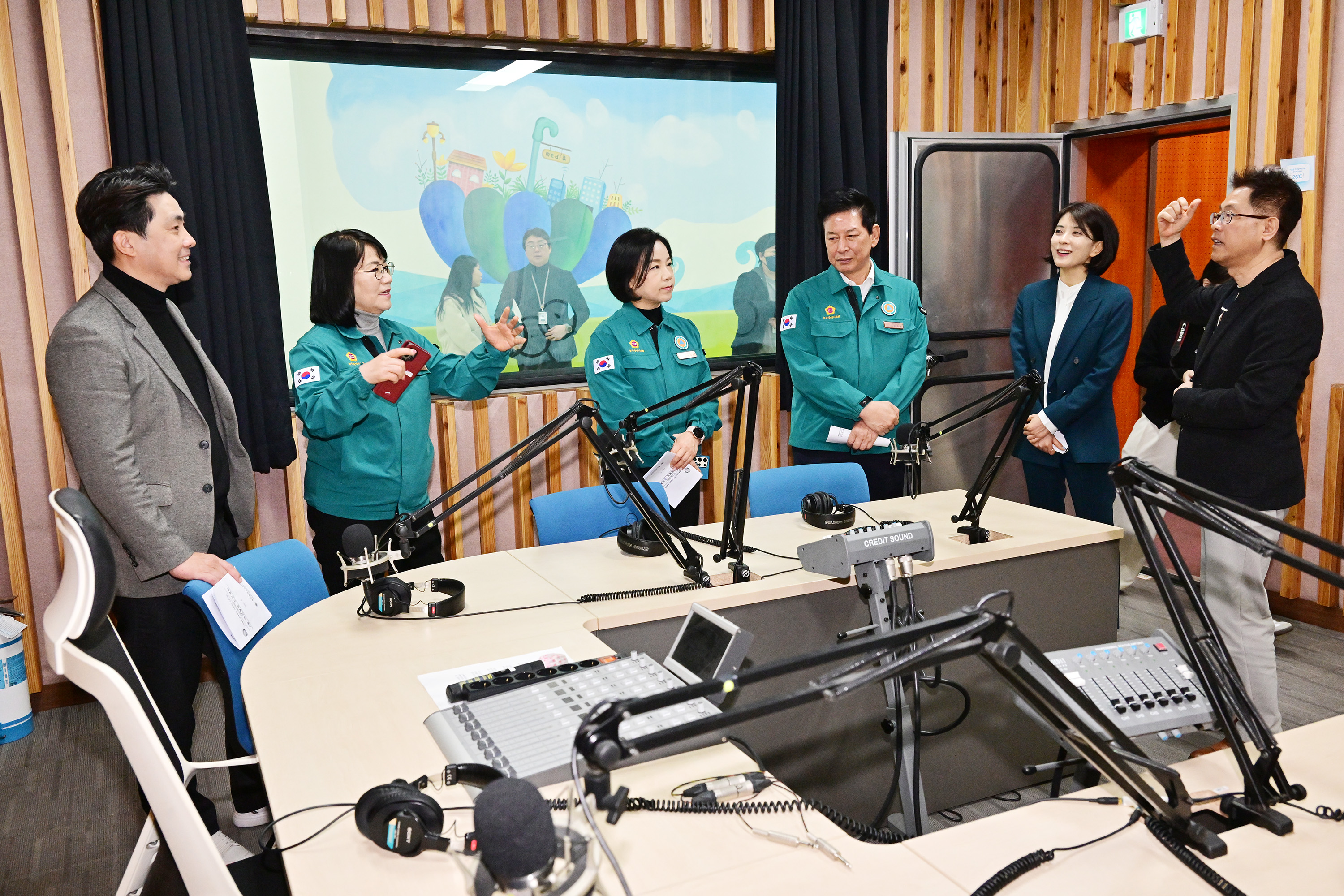 문화복지환경위원회, 울산시청자미디어센터 현장 방문4