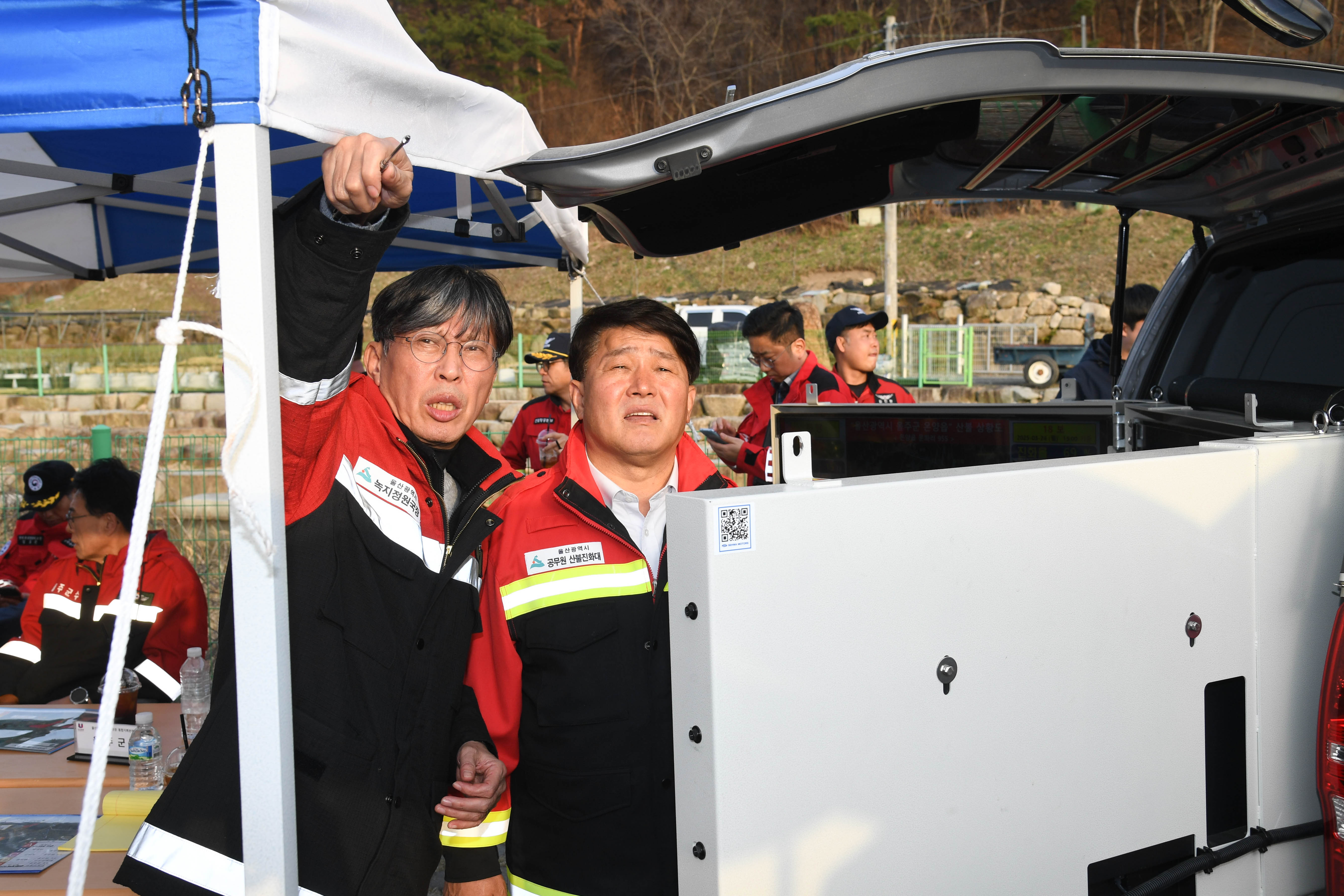 이성룡 의장, 울주군 온양읍 산불 현장 방문 및 격려7