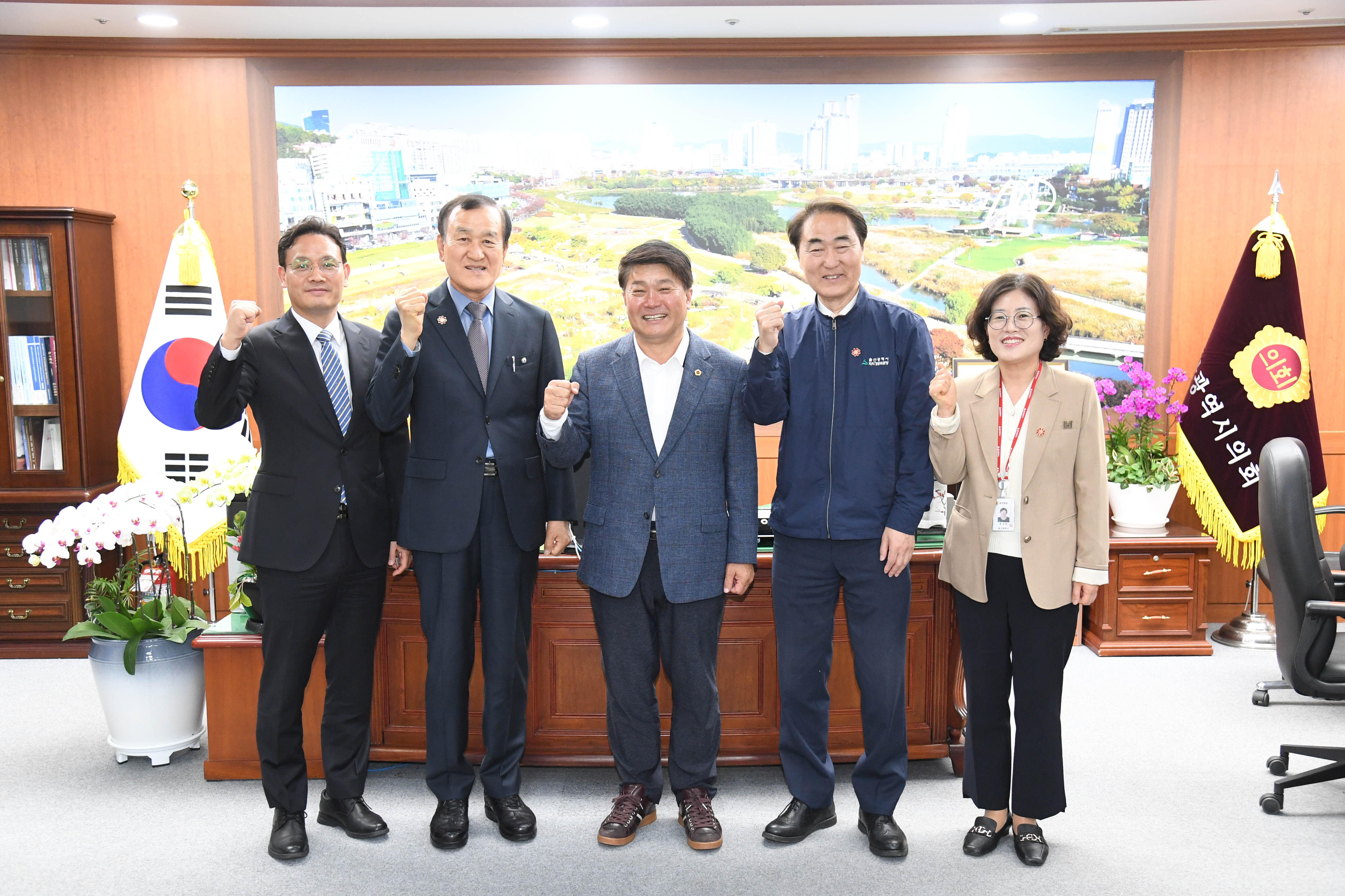 이성룡 의장, 울산자치경찰위원회 위원장 환담