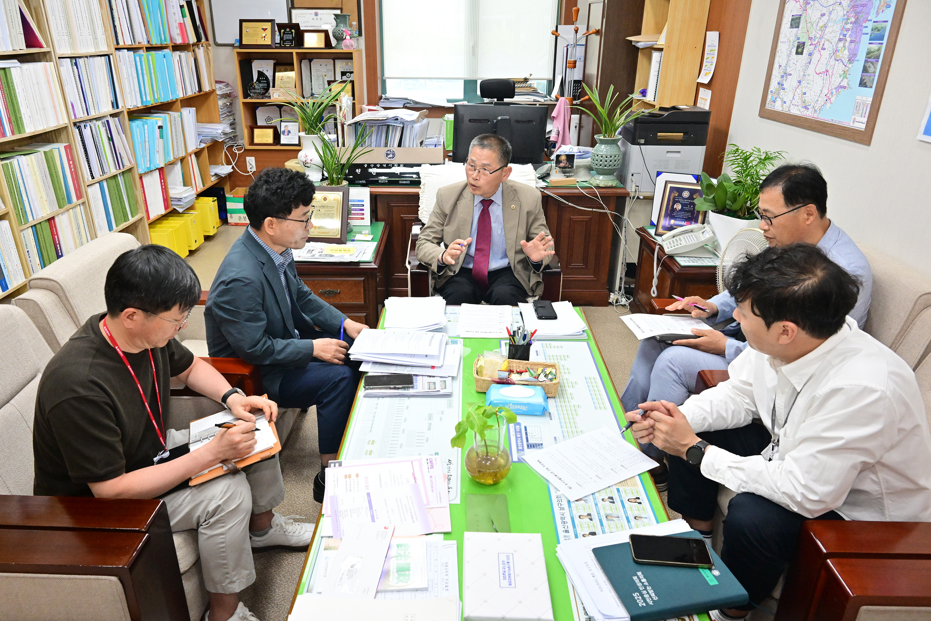 문석주 의원, 제2 농수산물도매시장 건립 추진상황 업무보고 청취4
