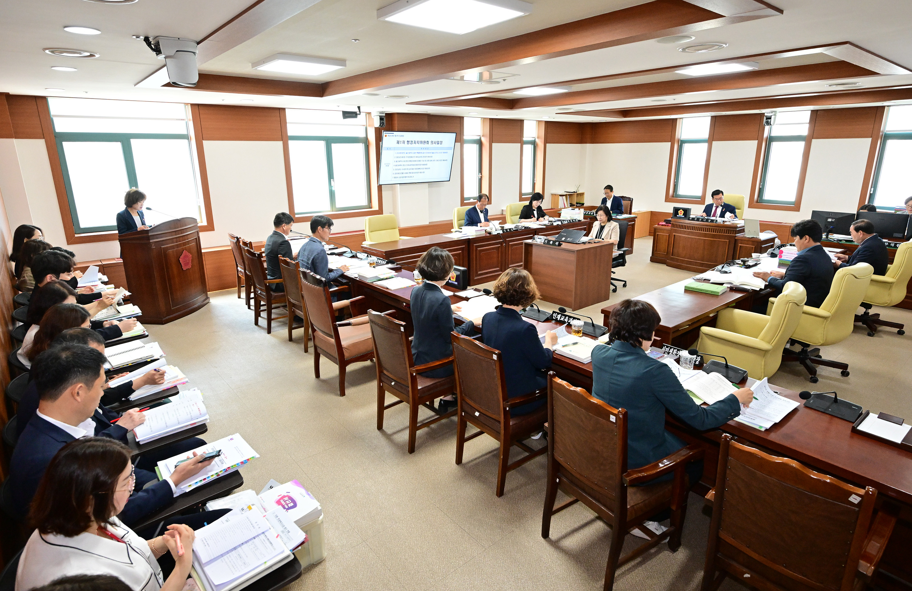 행정자치위원회, 행정국 소관 2024회계연도 결산 및 추가경정예산안 등 심사2