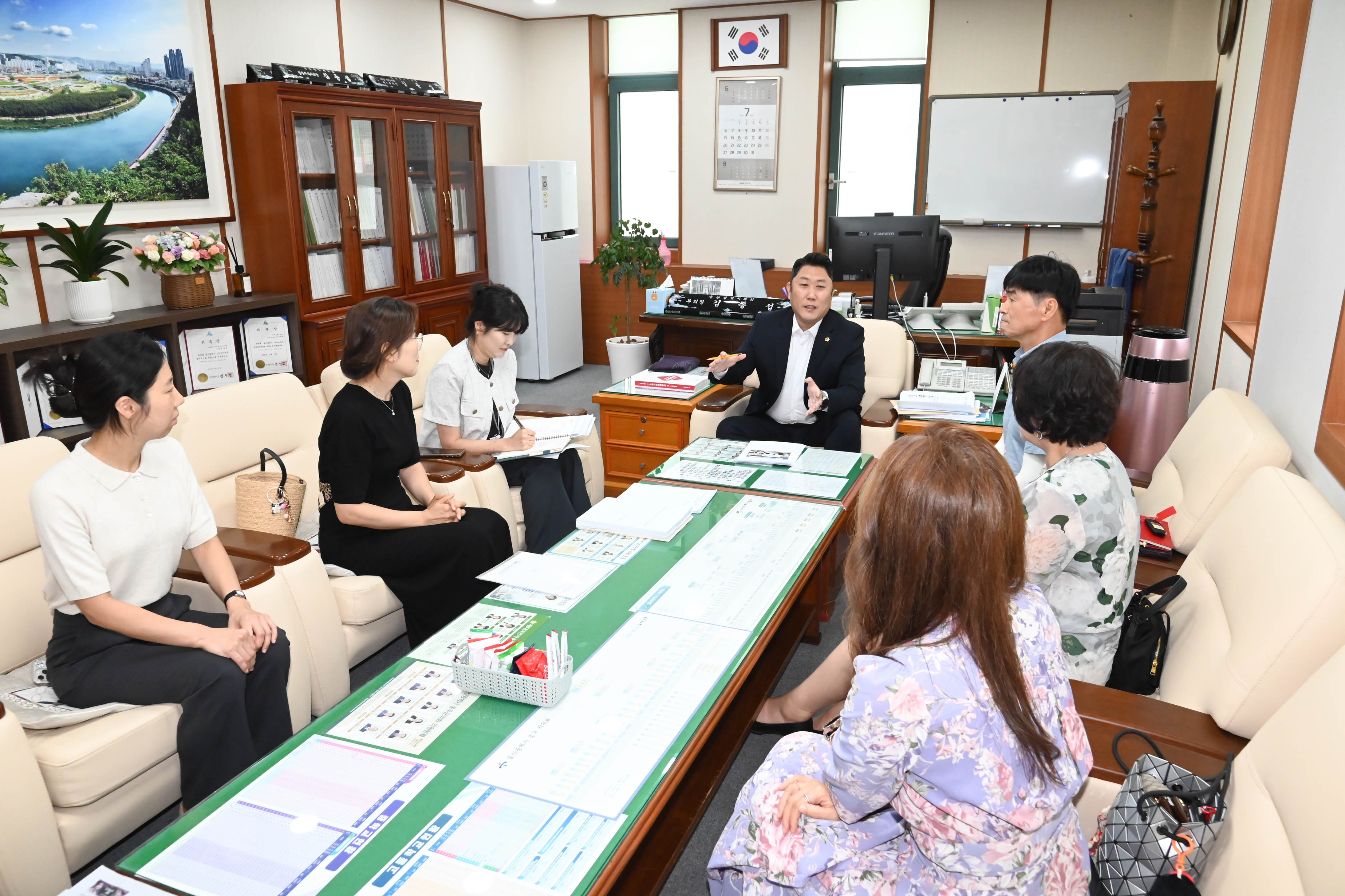 김종섭 부의장, 유보통합 영유아학교 시범사업 관련 간담회