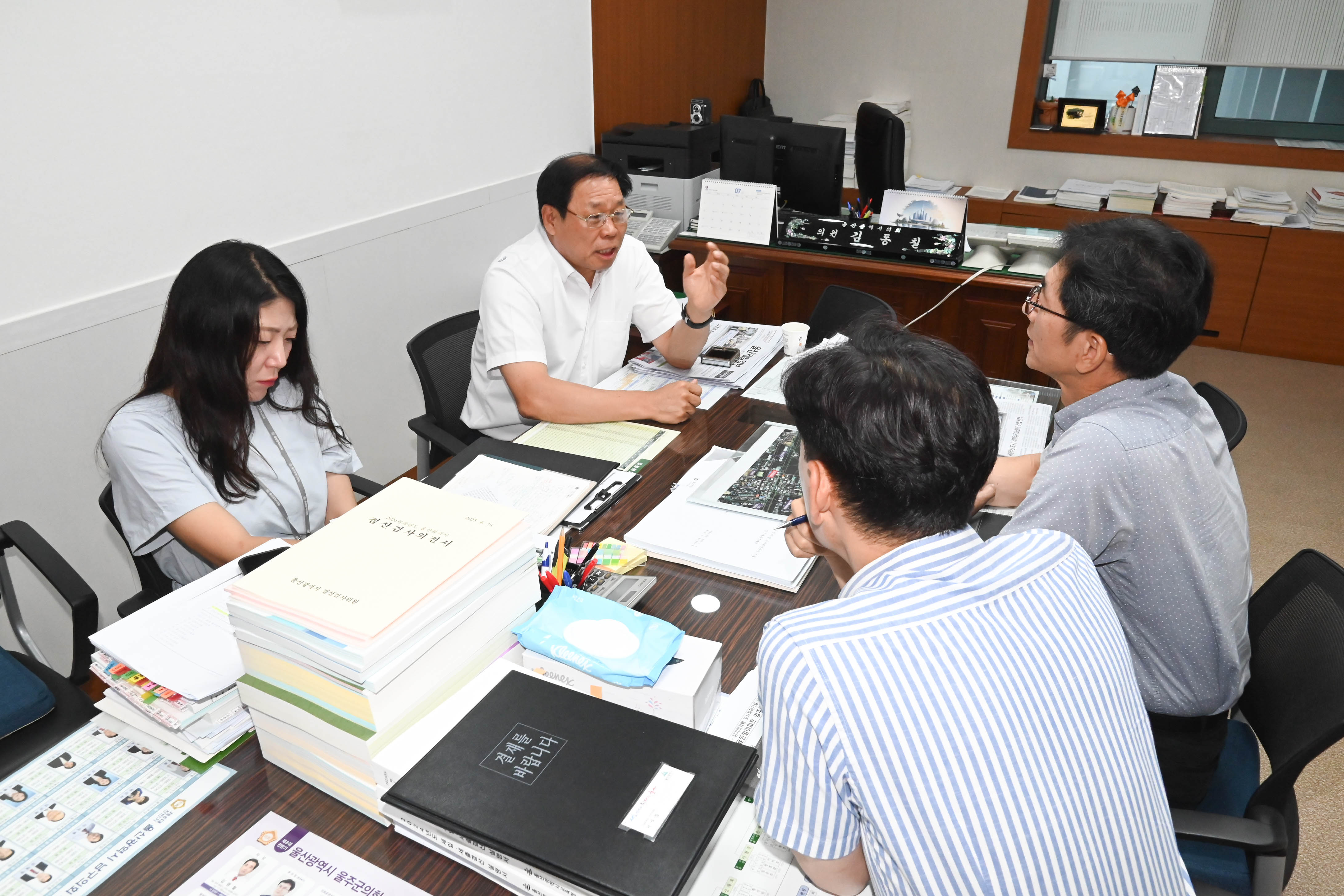 김동칠 의원, 남구 야음동 일원 아파트 진·출입로 관련 현안 논의1