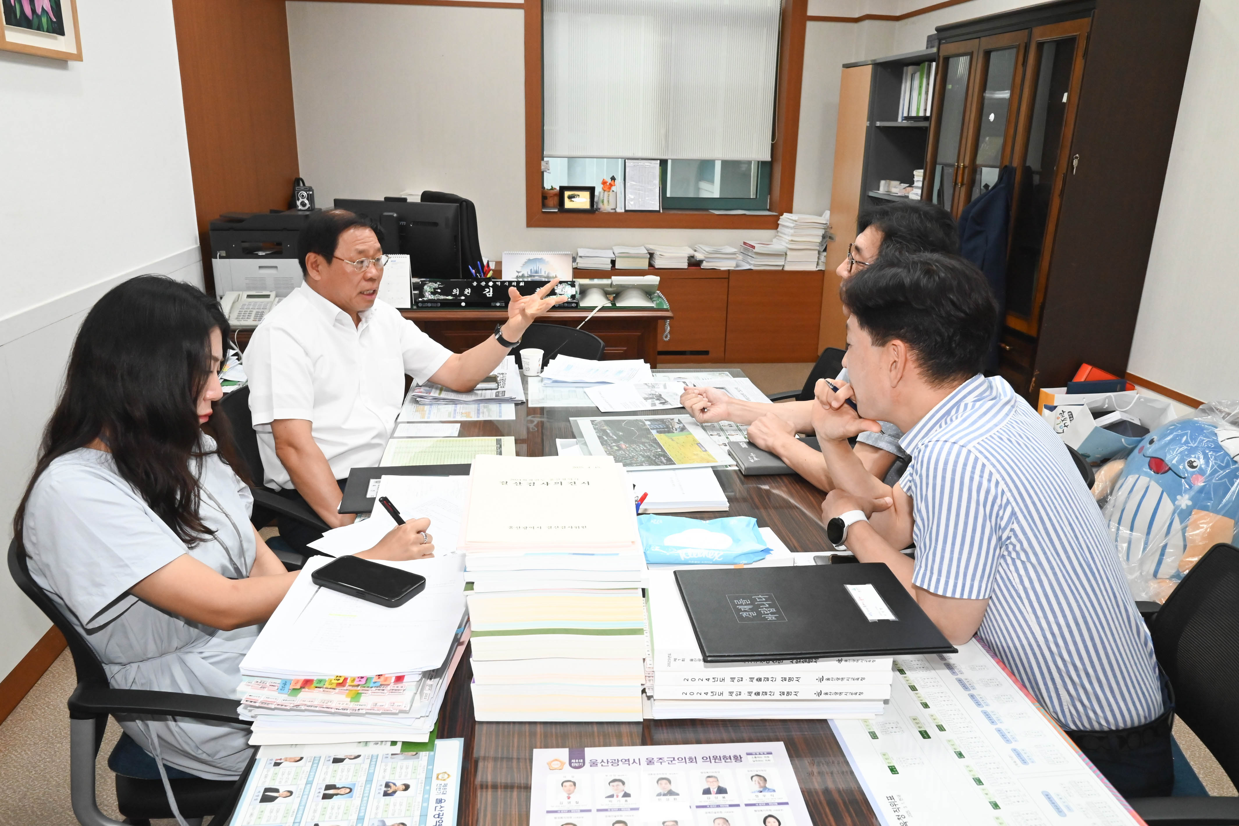 김동칠 의원, 남구 야음동 일원 아파트 진·출입로 관련 현안 논의5