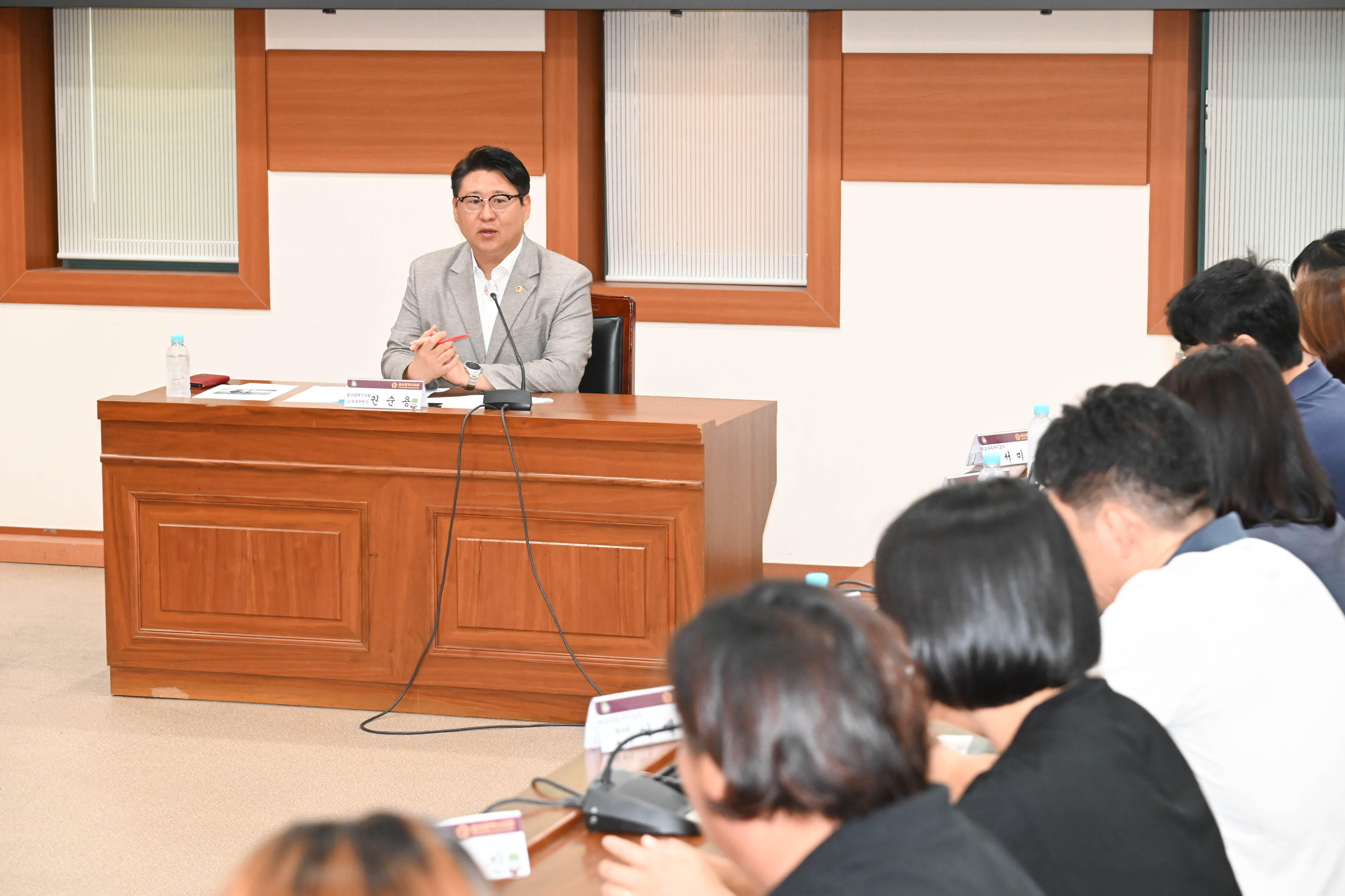권순용 의원, 학교운동부 지도자협의회 의견청취 간담회5