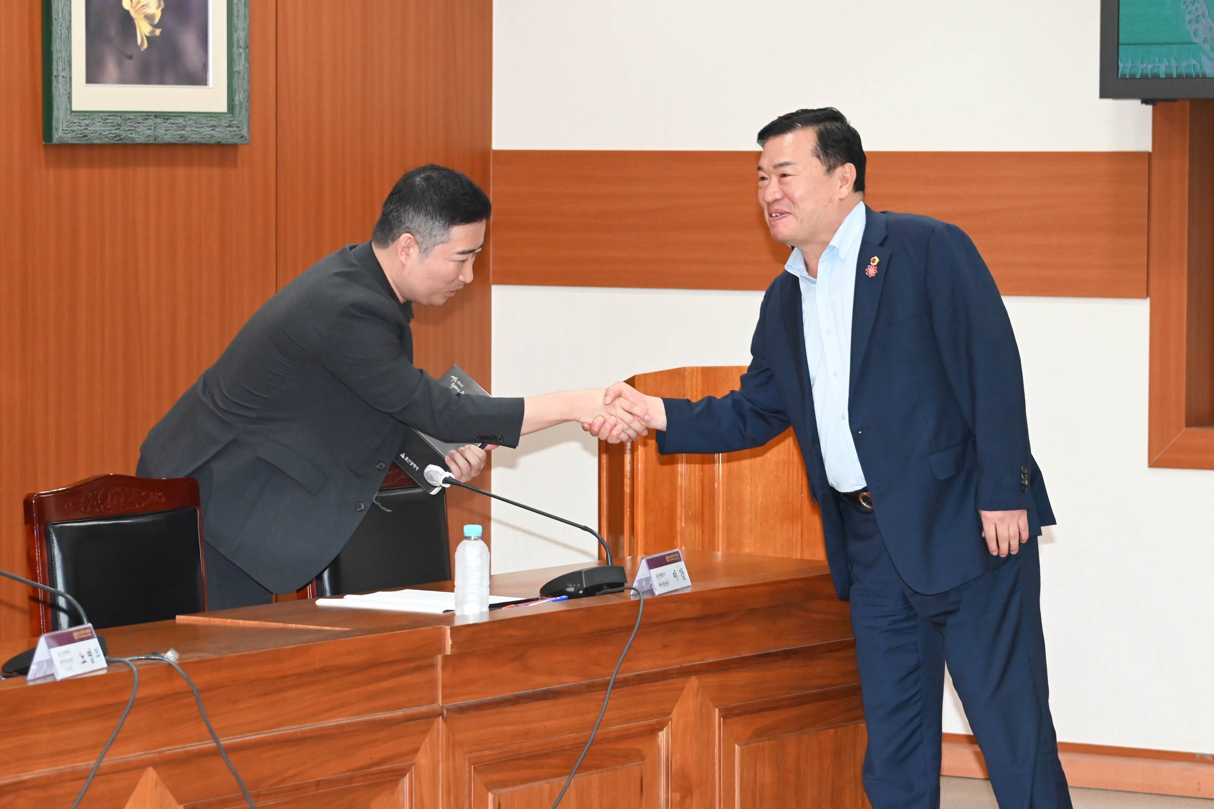 이장걸 행정자치위원장, 울산시설공단 근로자 처우개선 관련 관계자 간담회10