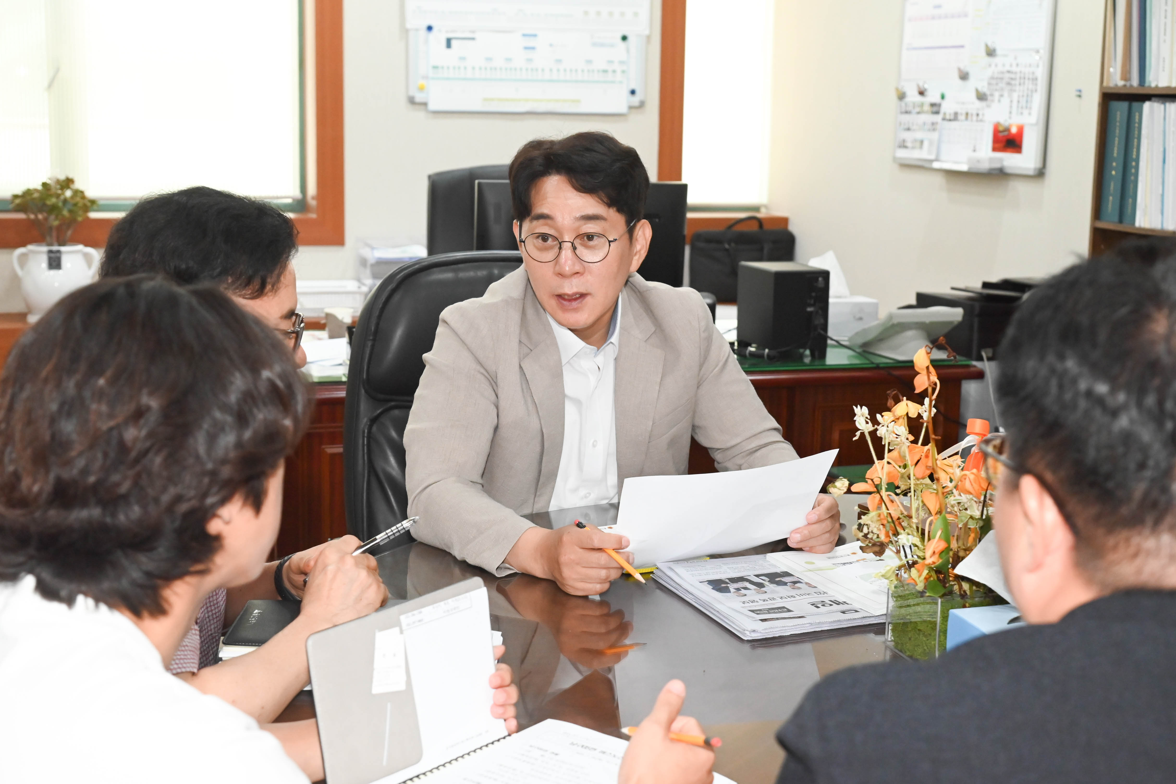 방인섭 예산결산특별위원장, 남구 지역 지선버스 노선 관련 업무협의 간담회3