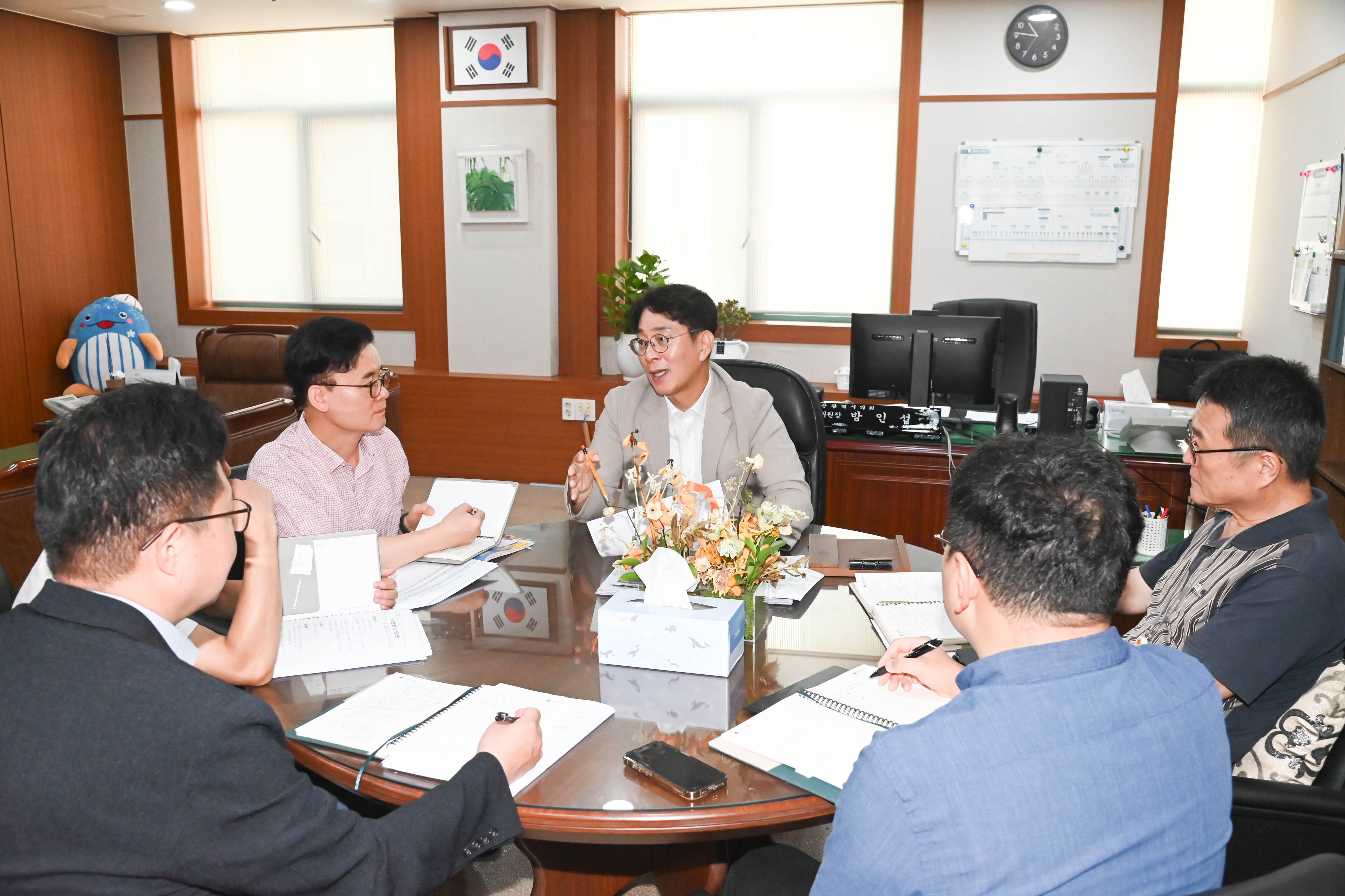 방인섭 예산결산특별위원장, 남구 지역 지선버스 노선 관련 업무협의 간담회4