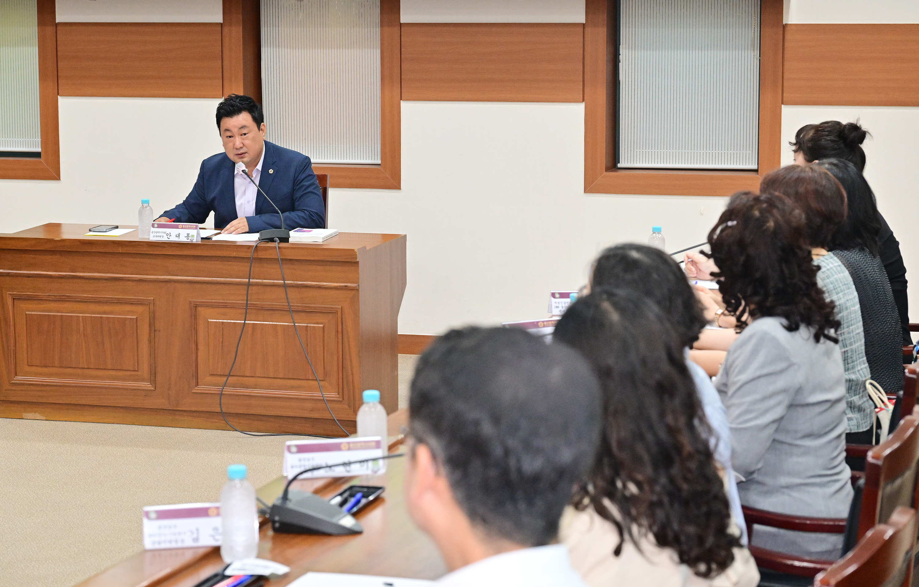 안대룡 교육위원장, 경계선 지능인 지원 관련 의견청취 간담회5