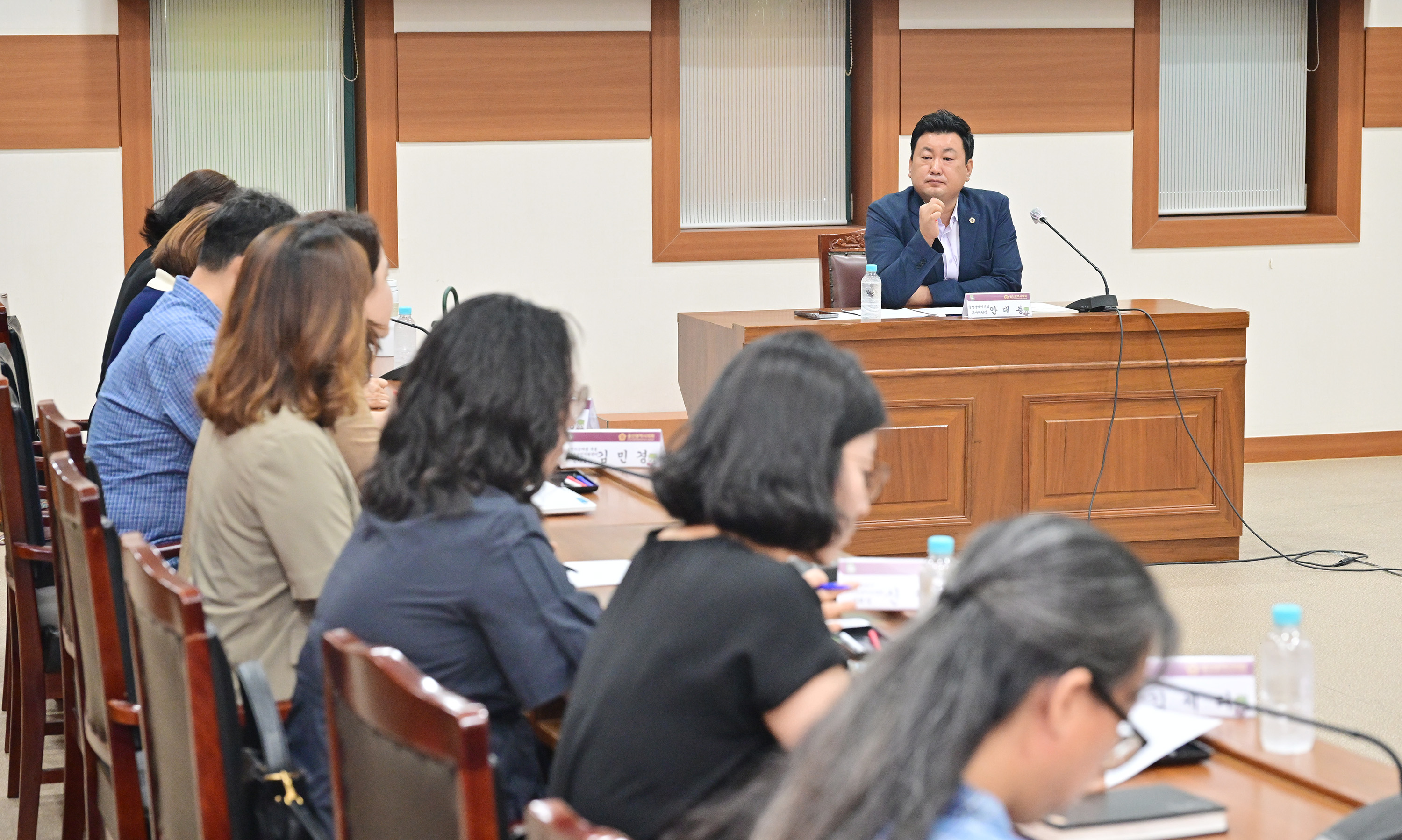 안대룡 교육위원장, 경계선 지능인 지원 관련 의견청취 간담회7