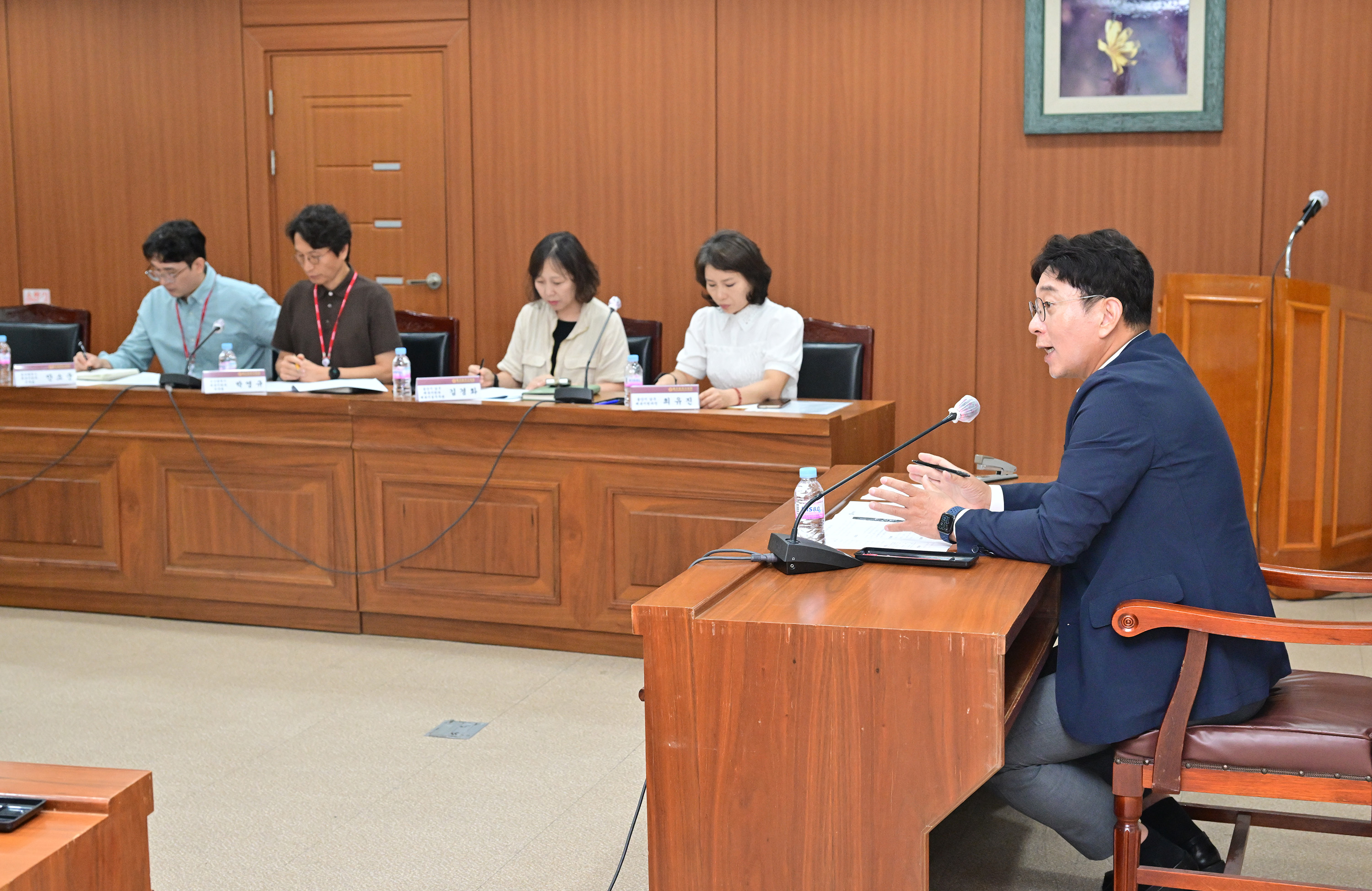 방인섭 예산결산위원장, 남구 국민체육센터 환경개선 예산확보를 위한 간담회9