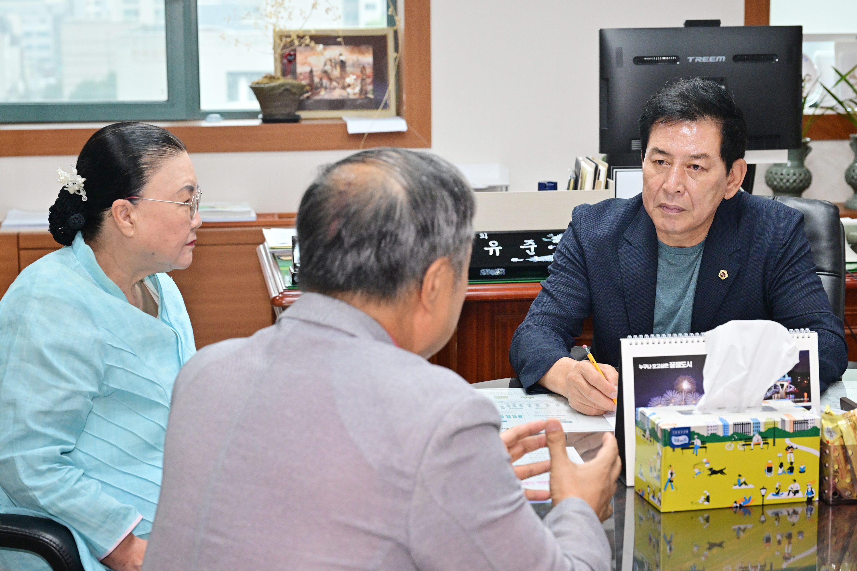 홍유준 문화복지환경위원장, 정가(시조, 가사, 가곡) 경연대회 활성화 방안 모색 간담회2