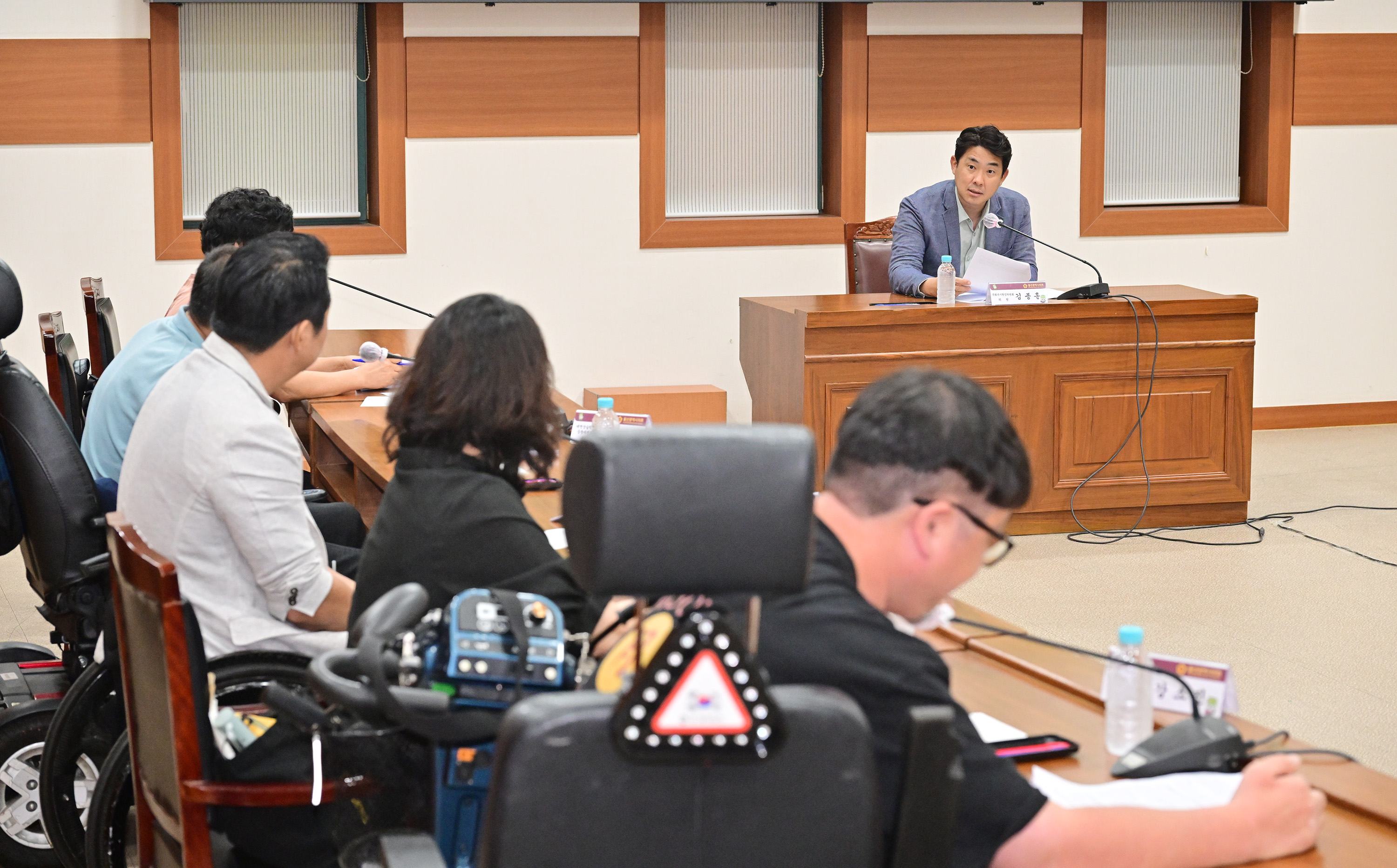 김종훈 의원, 장애인거주시설 지원조례안에 대한 의견청취 간담회3