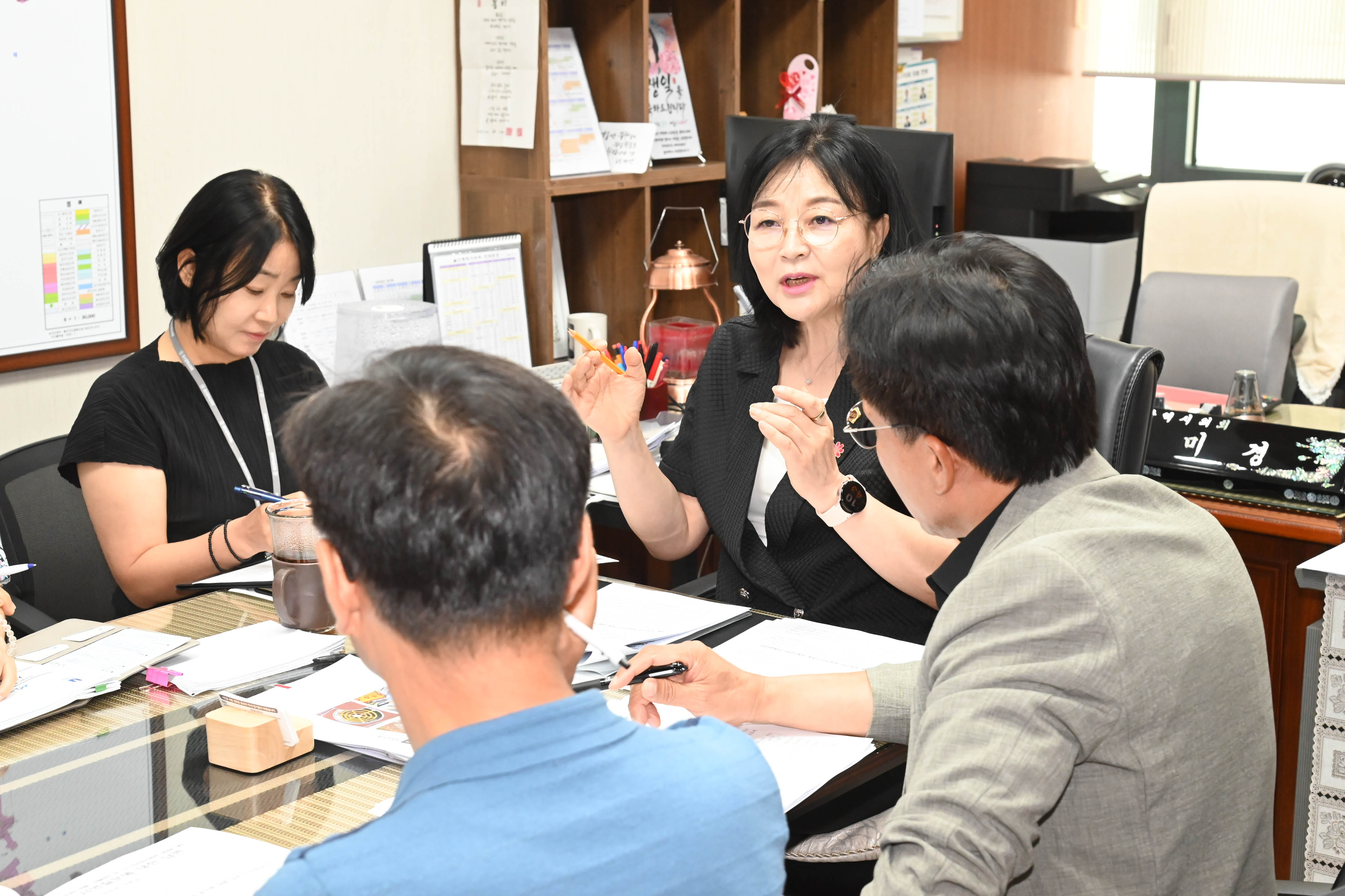 천미경 행정자치부위원장, 호우대비 도시 안전관리체계 강화를 위한 관계부서 업무협의6