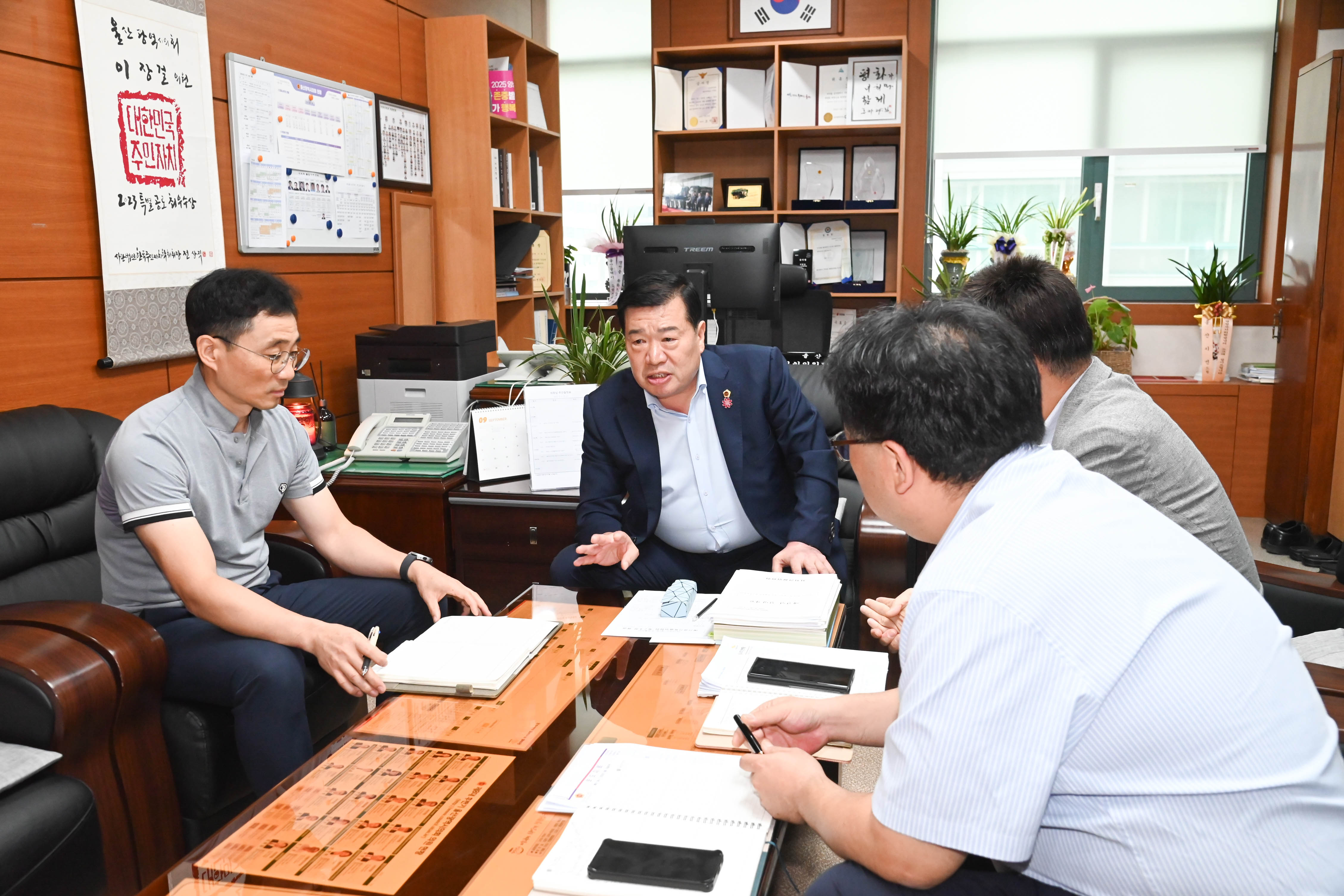 이장걸 행정자치위원장, 울산교육청 공간재구조화 사업 추진현황 점검 간담회 4