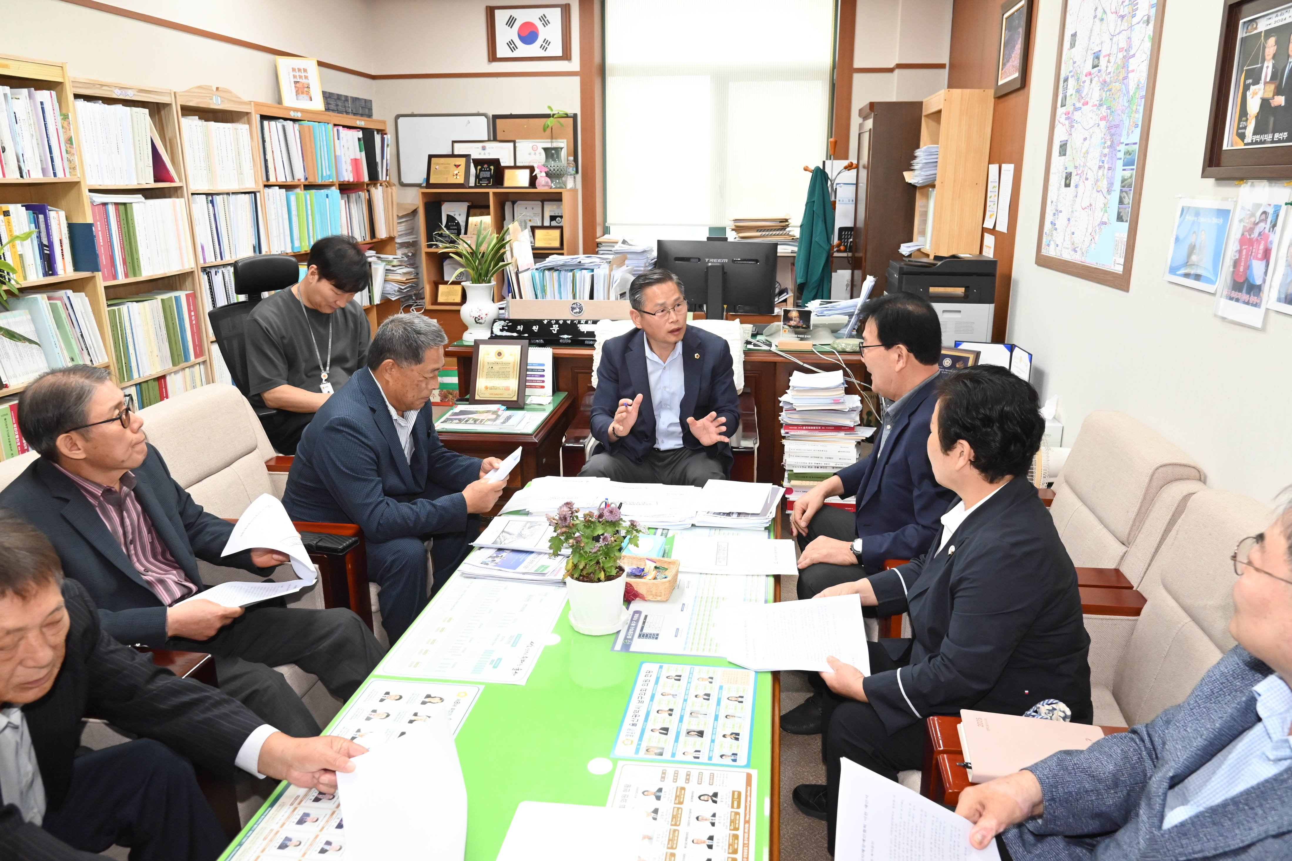문석주 의원, 울산지체장애인협회 의견 청취 간담회1
