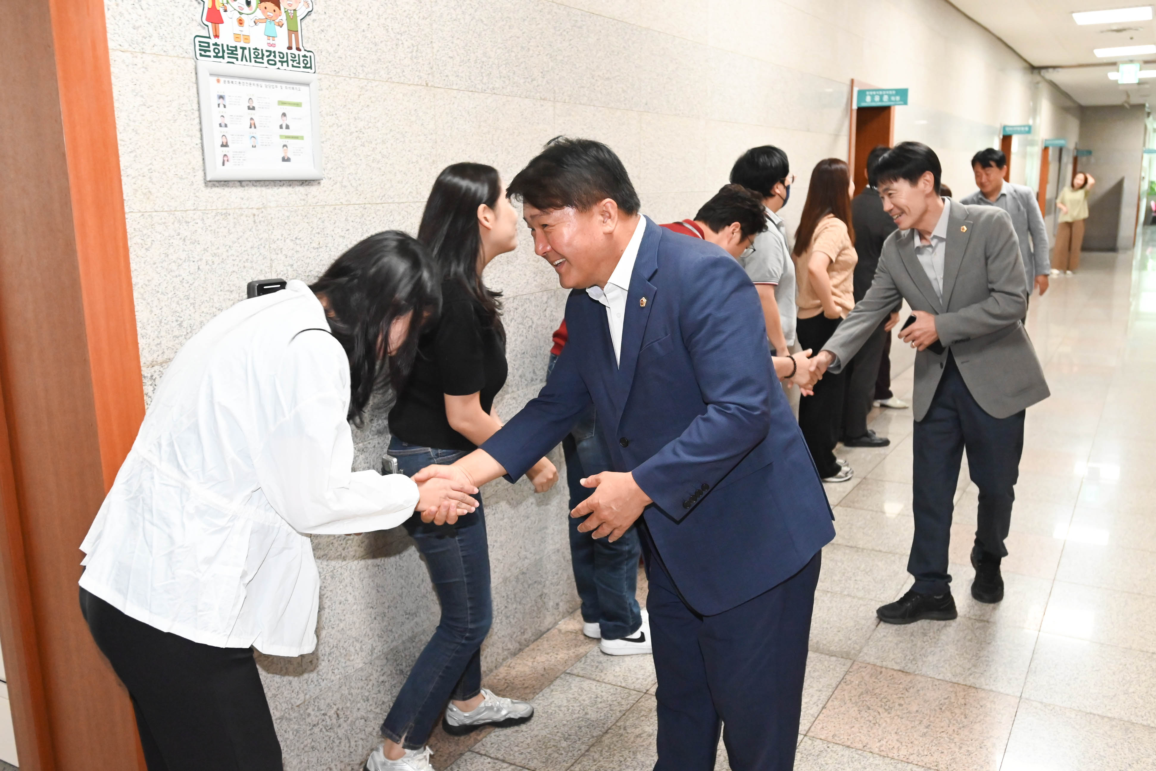 추석맞이 부서 순회 방문1