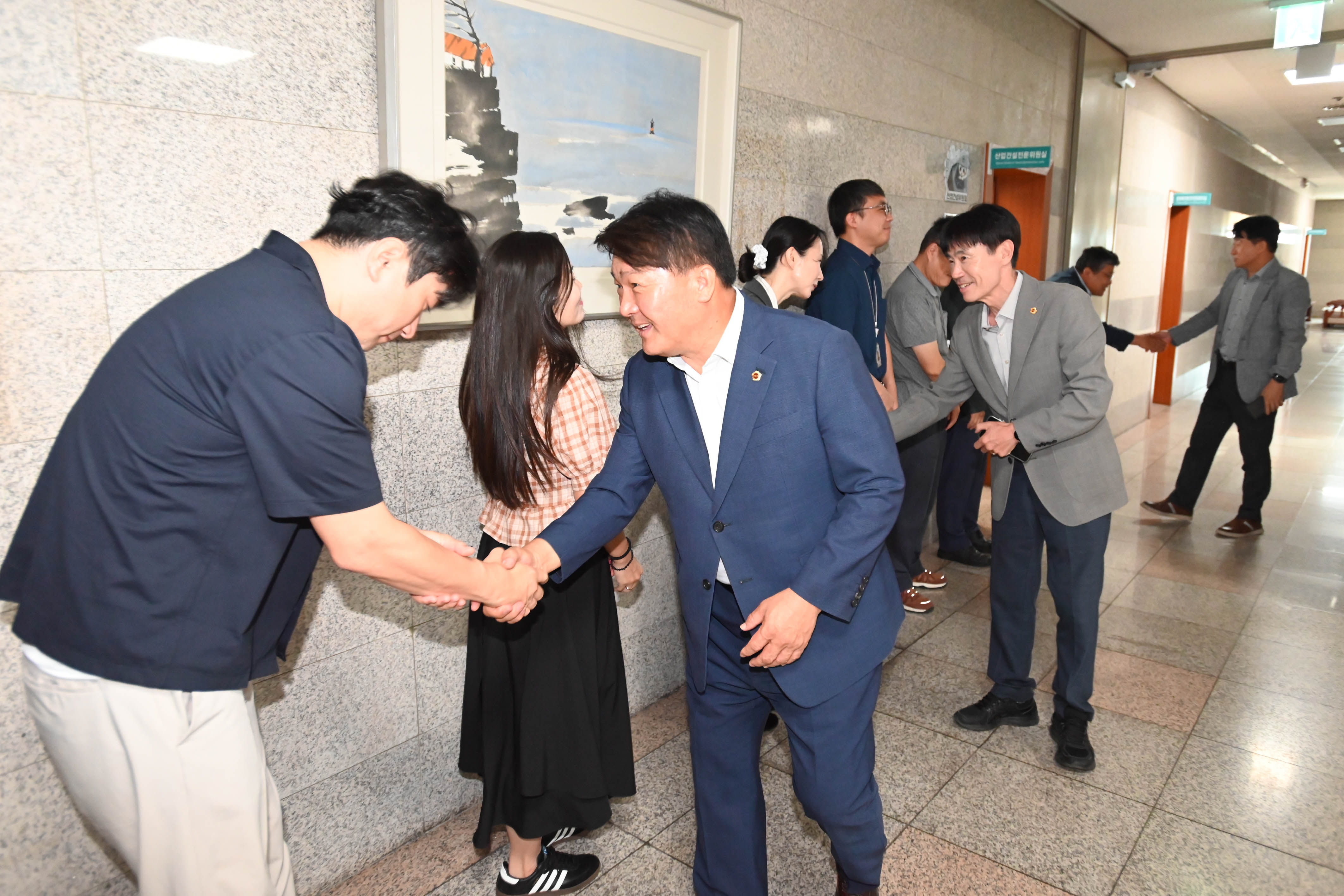 추석맞이 부서 순회 방문3