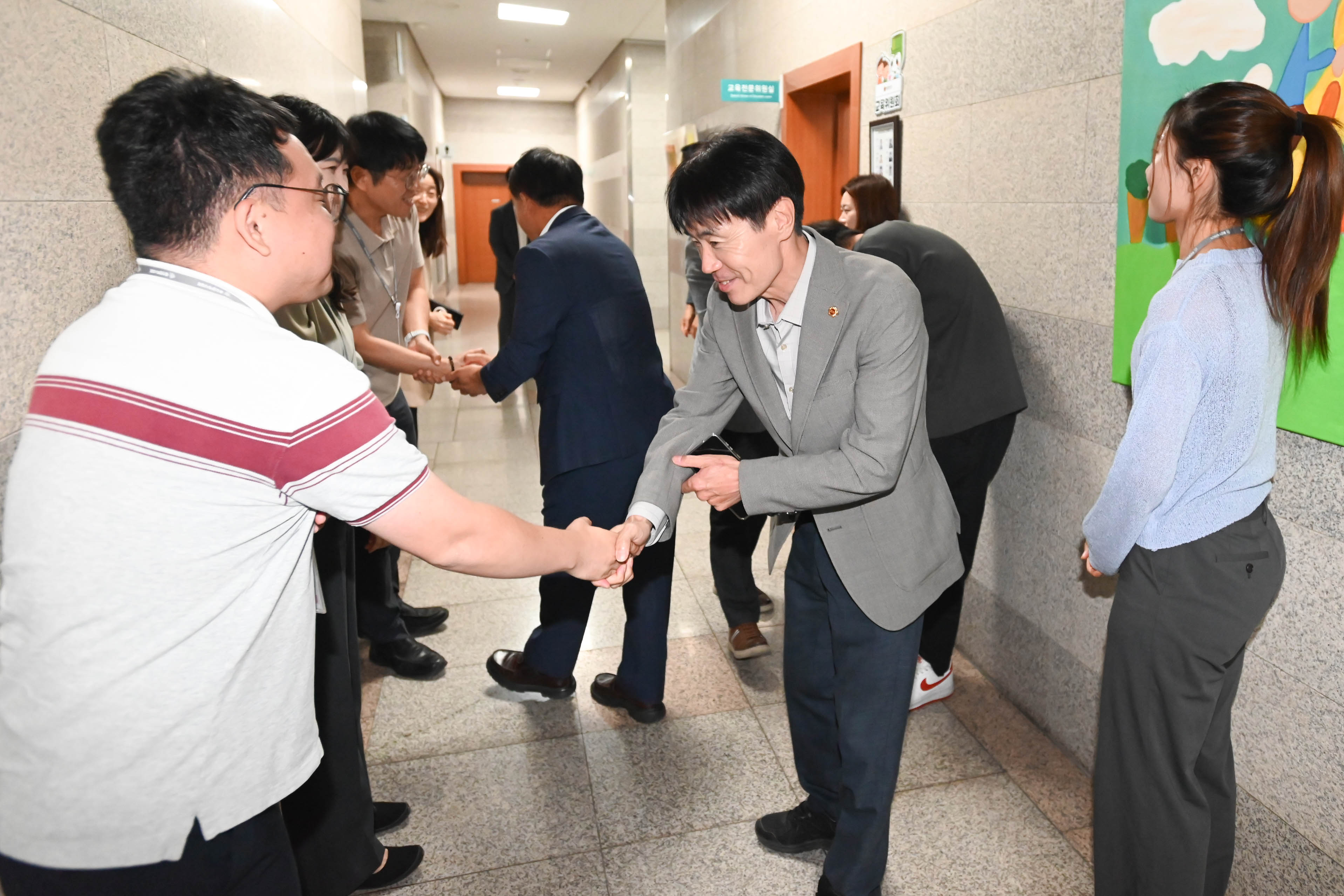 추석맞이 부서 순회 방문5