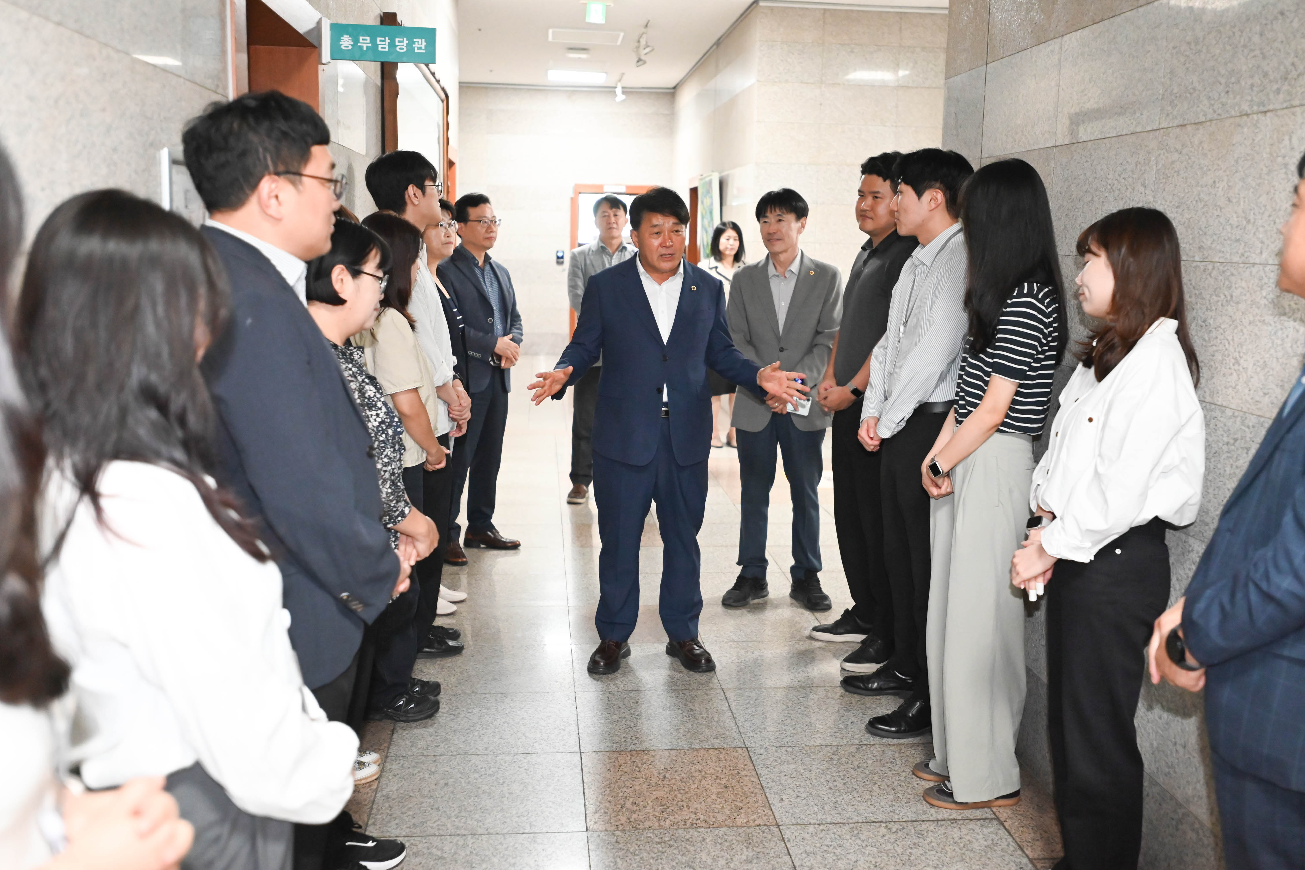 추석맞이 부서 순회 방문6