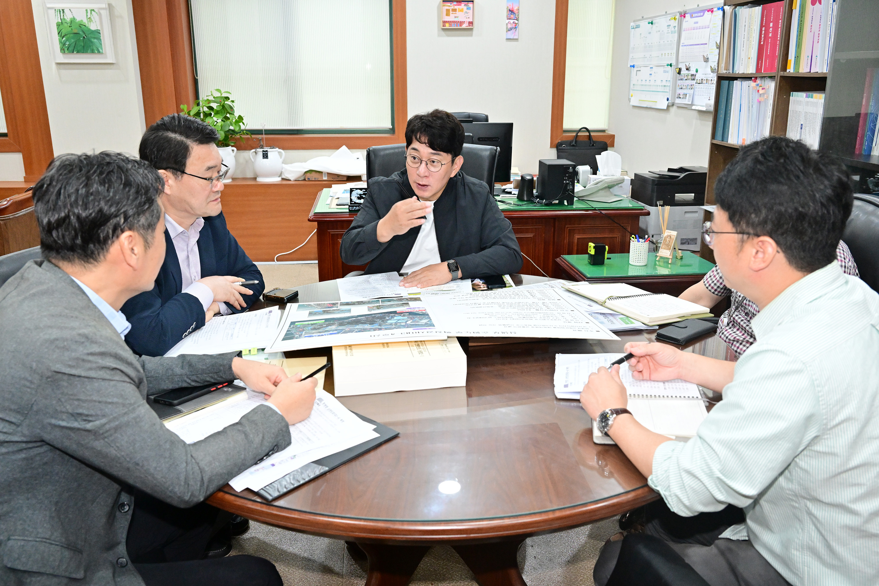 방인섭 예산결산특별위원장, 장생포순환도로 확장공사 간담회3