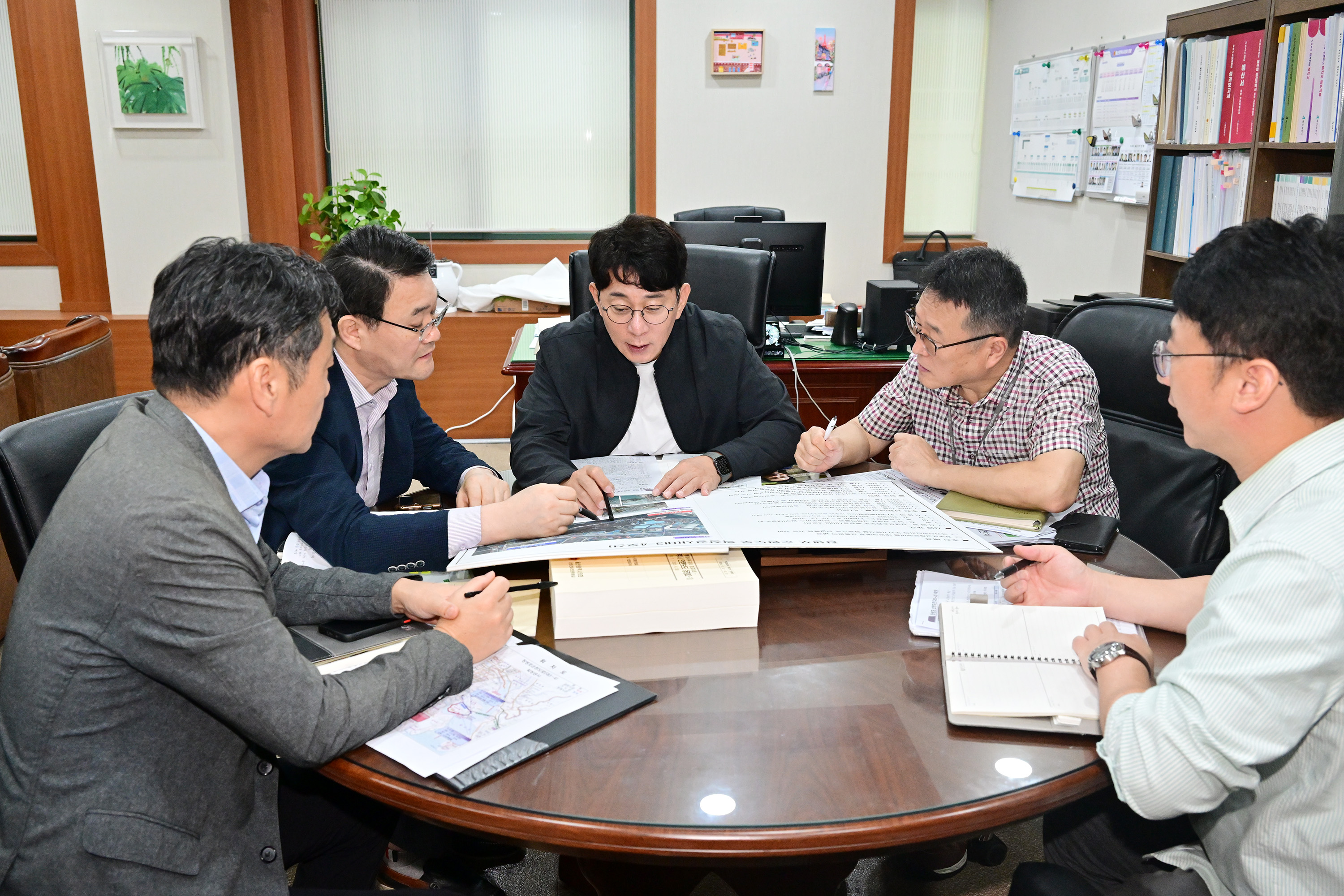 방인섭 예산결산특별위원장, 장생포순환도로 확장공사 간담회5