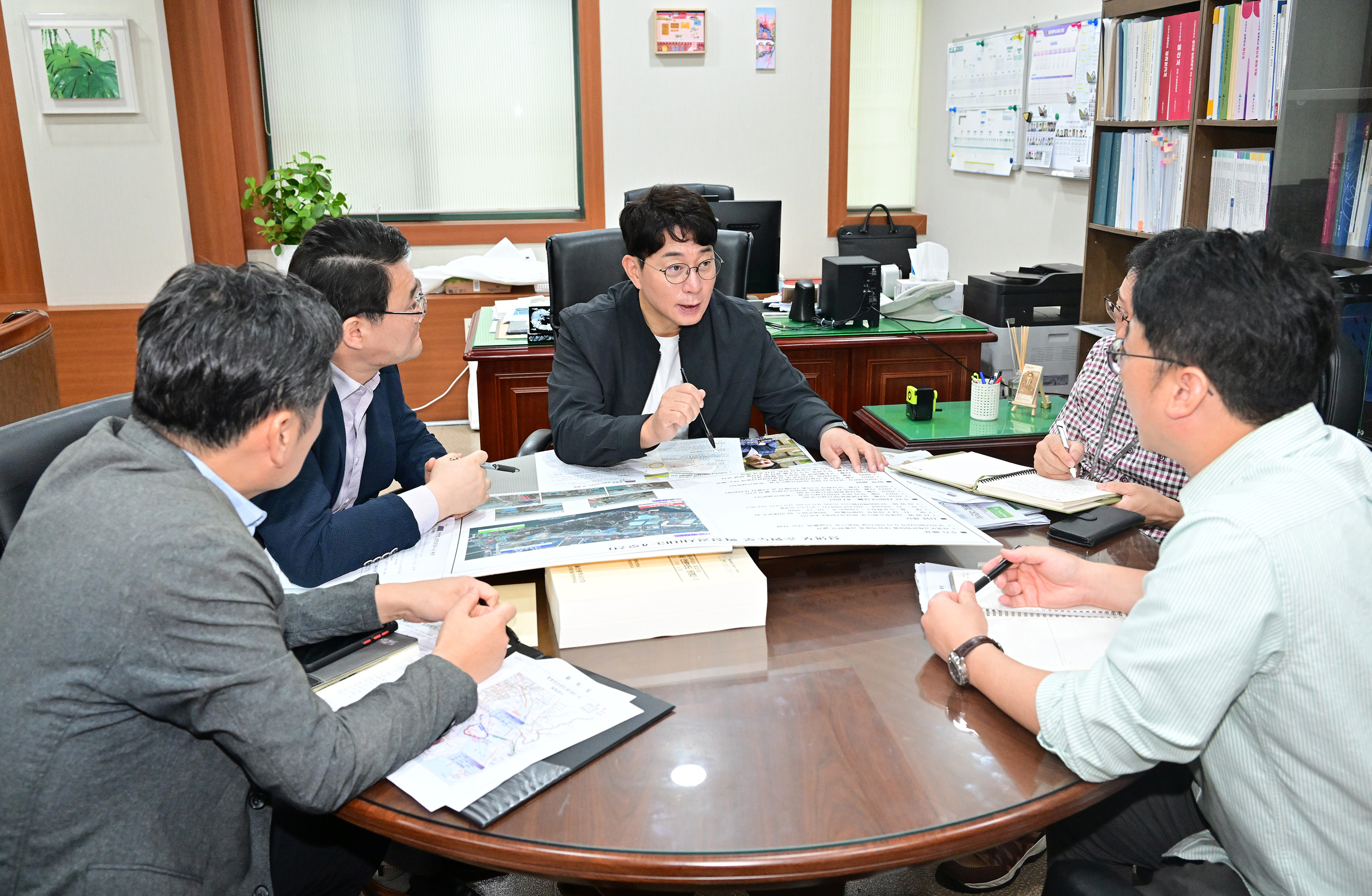 방인섭 예산결산특별위원장, 장생포순환도로 확장공사 간담회6