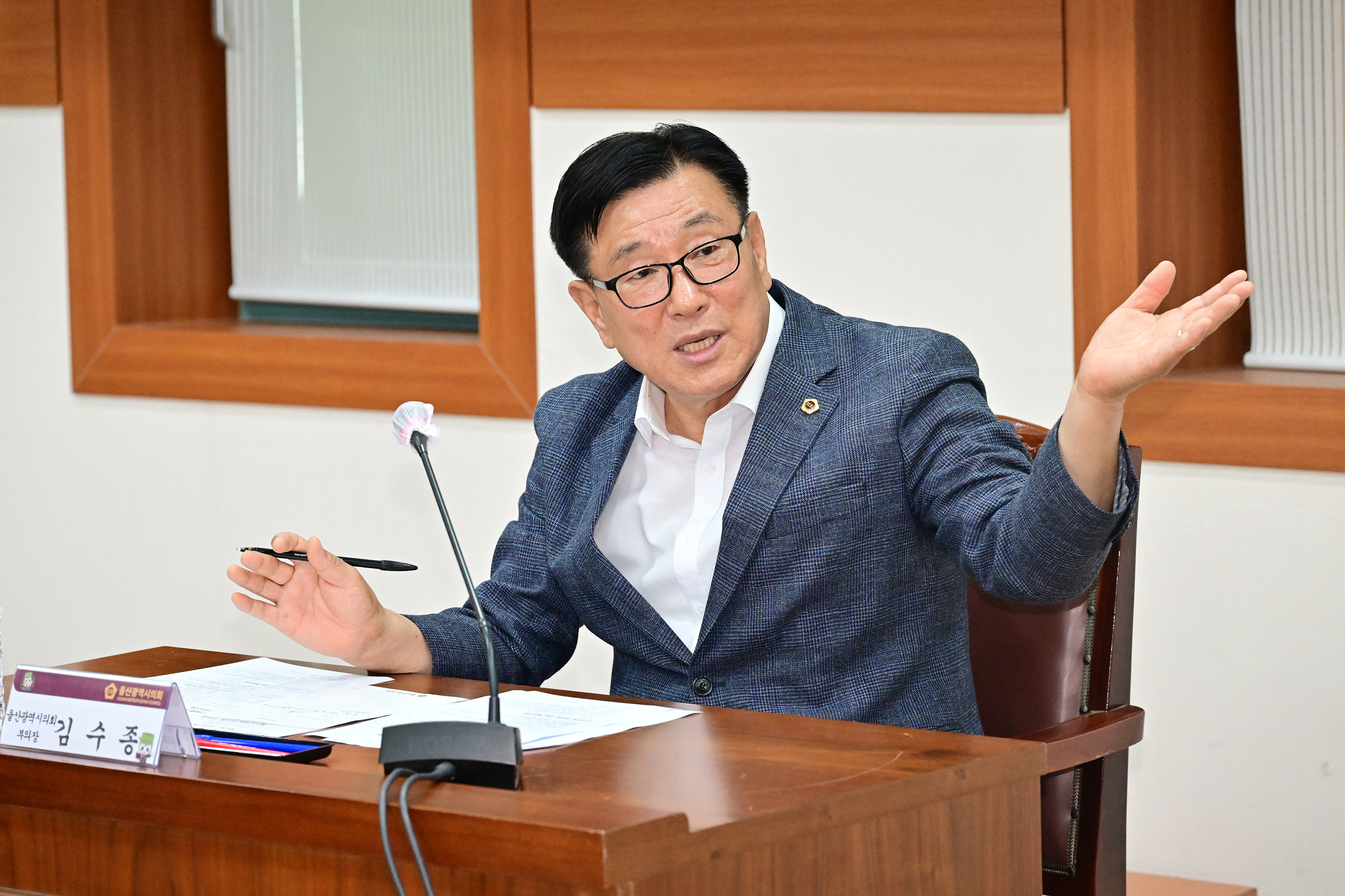 김수종 부의장, 울산과학대 총학생회 비상대책위원회 의견 청취 간담회5