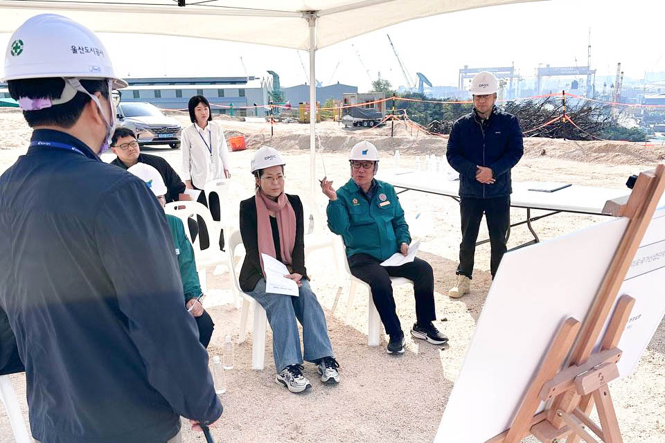 김수종 부의장, 미포지구 국가선업단지 및 자동차 일반산업단지 현장방문2