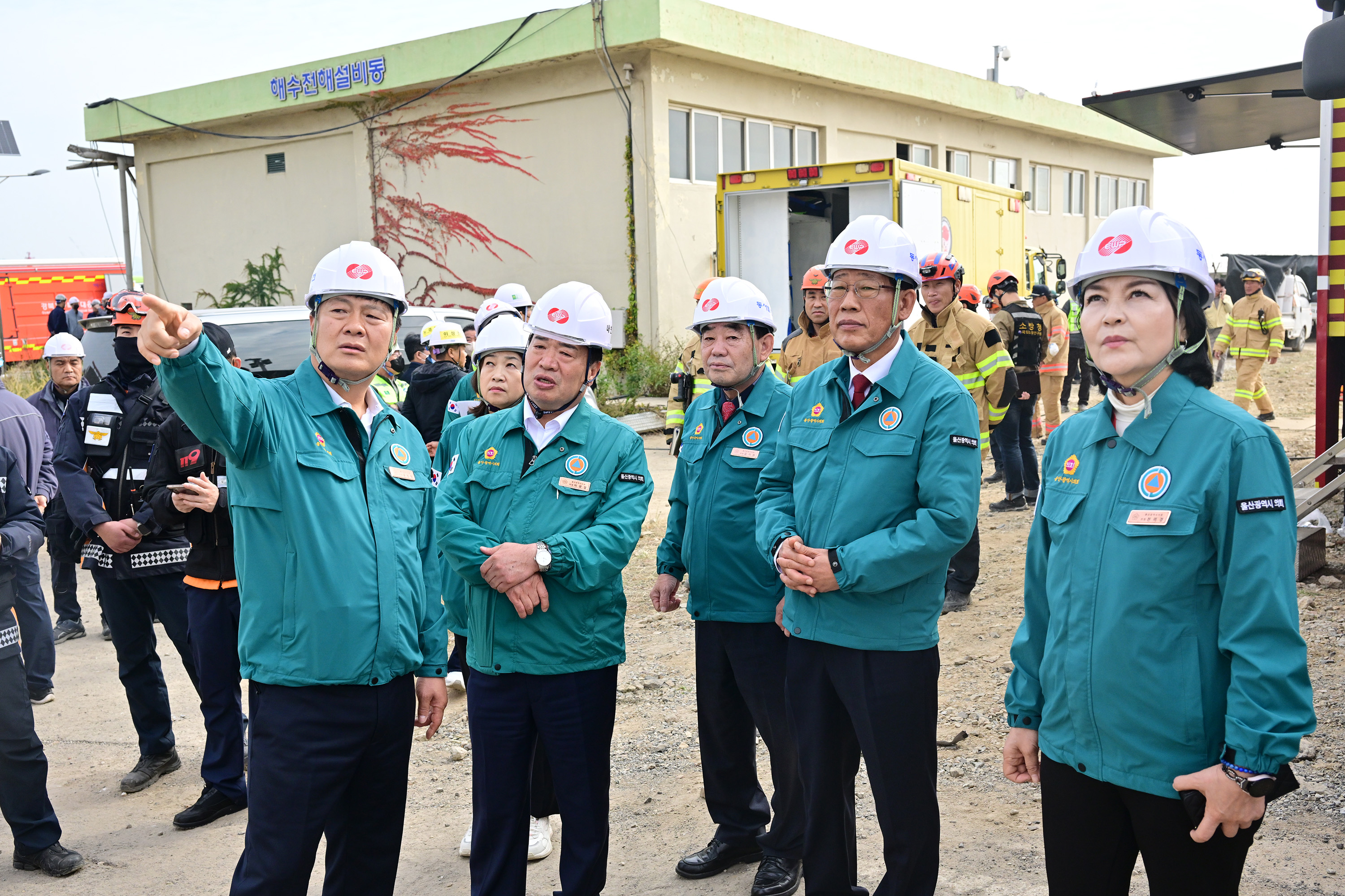 행정자치위원회, 한국동서발전 울산화력발전소 사고 현장방문3