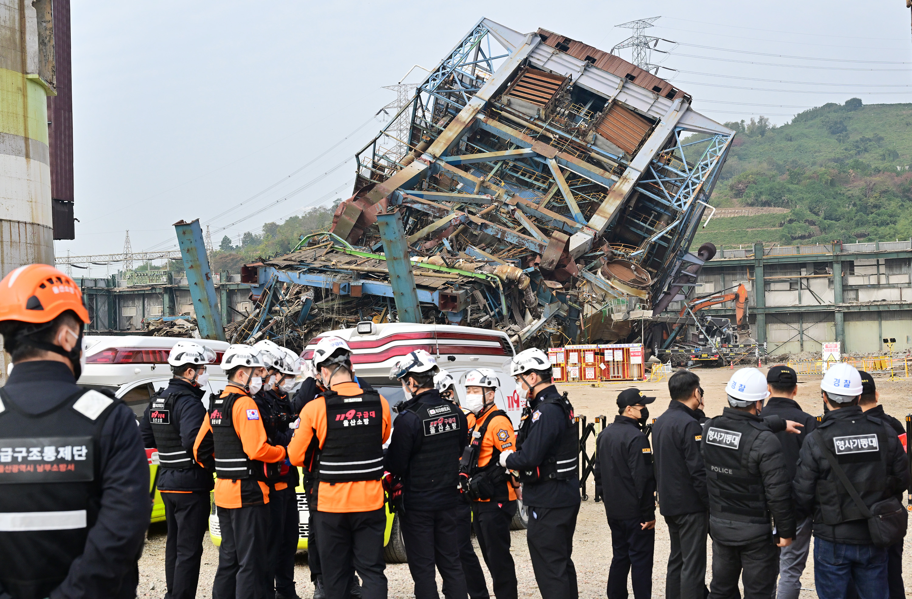 행정자치위원회, 한국동서발전 울산화력발전소 사고 현장방문23
