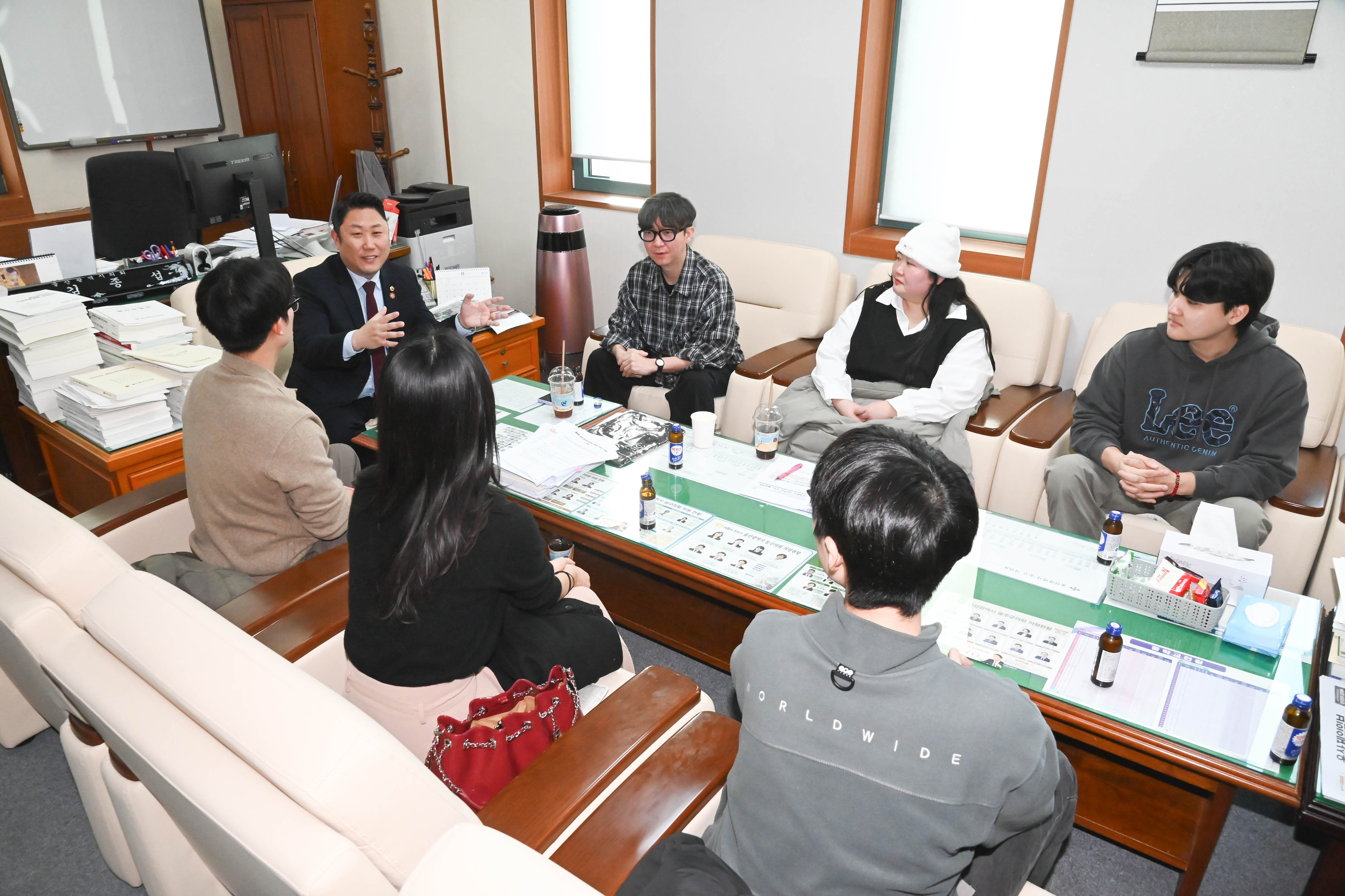 김종섭 부의장, 울산청년봉사단과의 간담회5