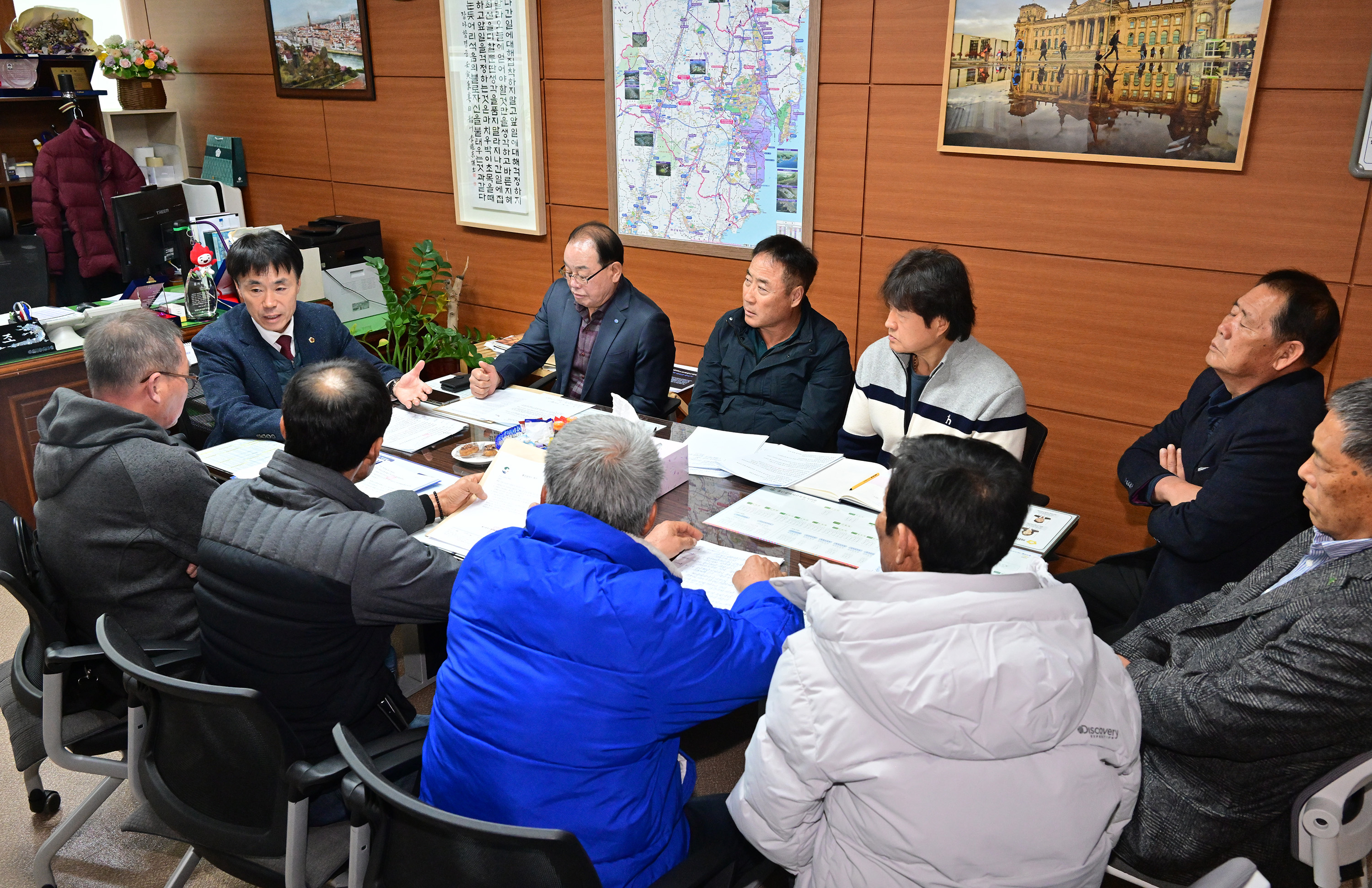 백현조 산업건설위원장, 강동관광단지 조성관련 주민 의견청취3