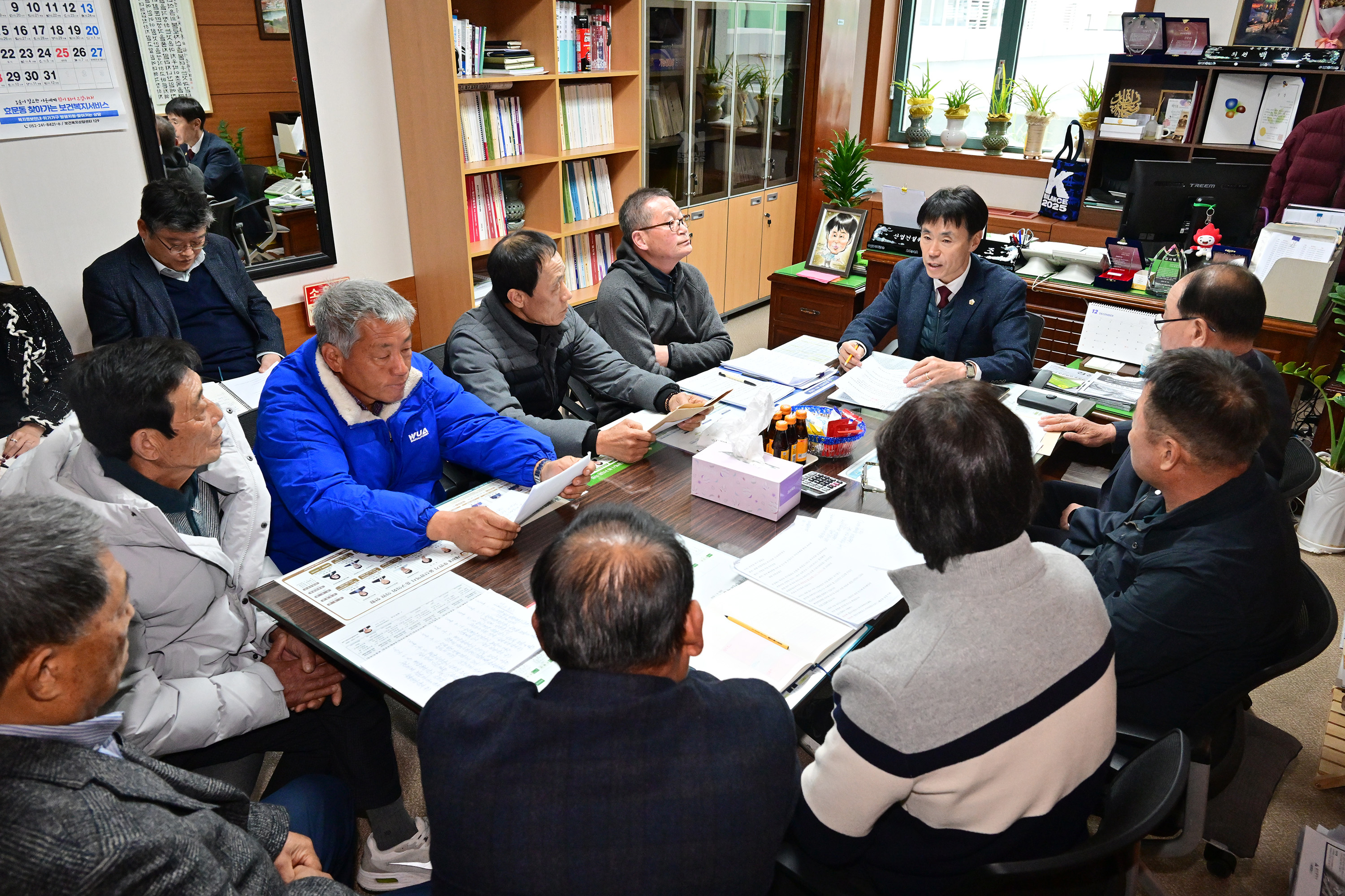 백현조 산업건설위원장, 강동관광단지 조성관련 주민 의견청취5