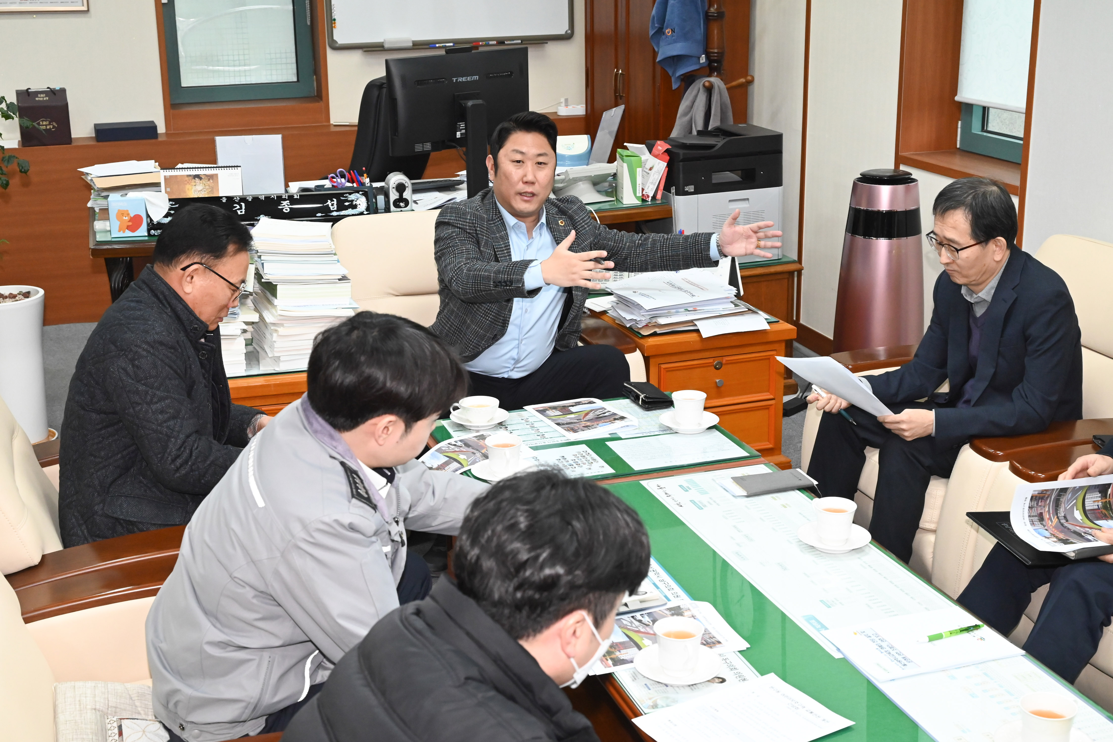 김종섭 부의장, 반구동 어린이보호구역 교통안전 개선 간담회3