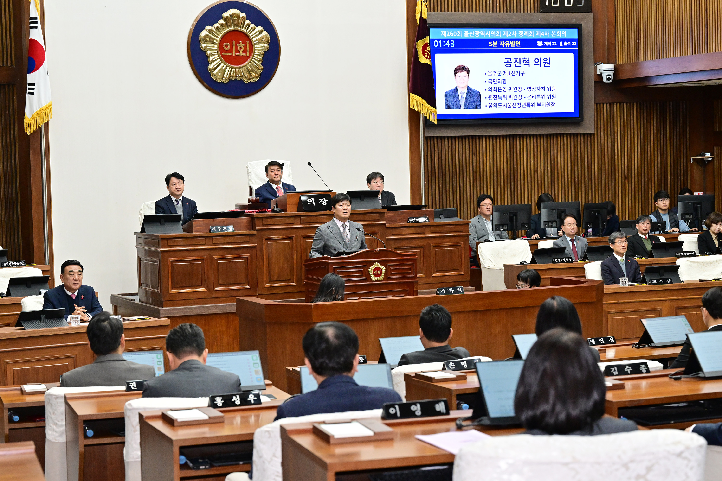 울산광역시의회, 제260회 제2차 정례회 제4차 본회의5
