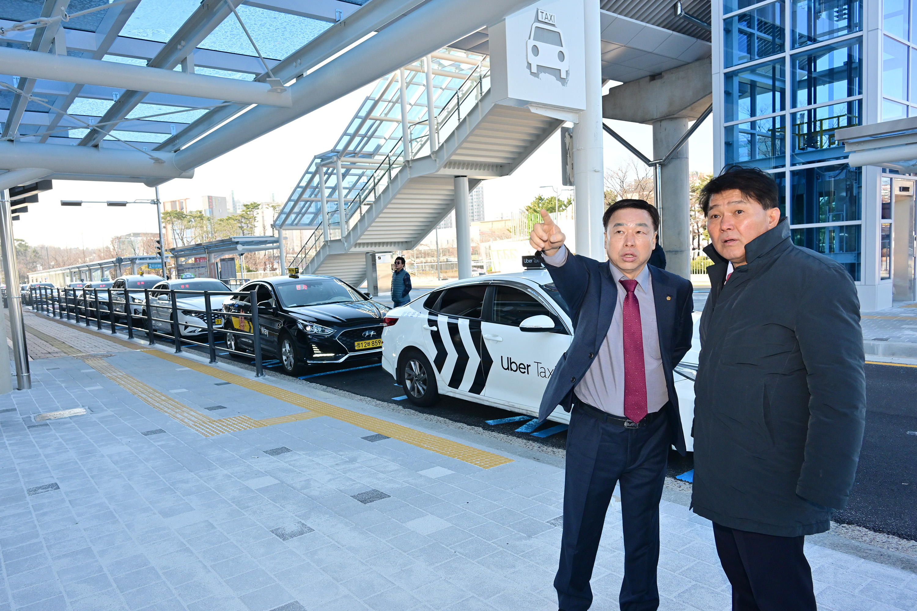 이성룡 의장, 태화강역 택시승강장 현장방문3