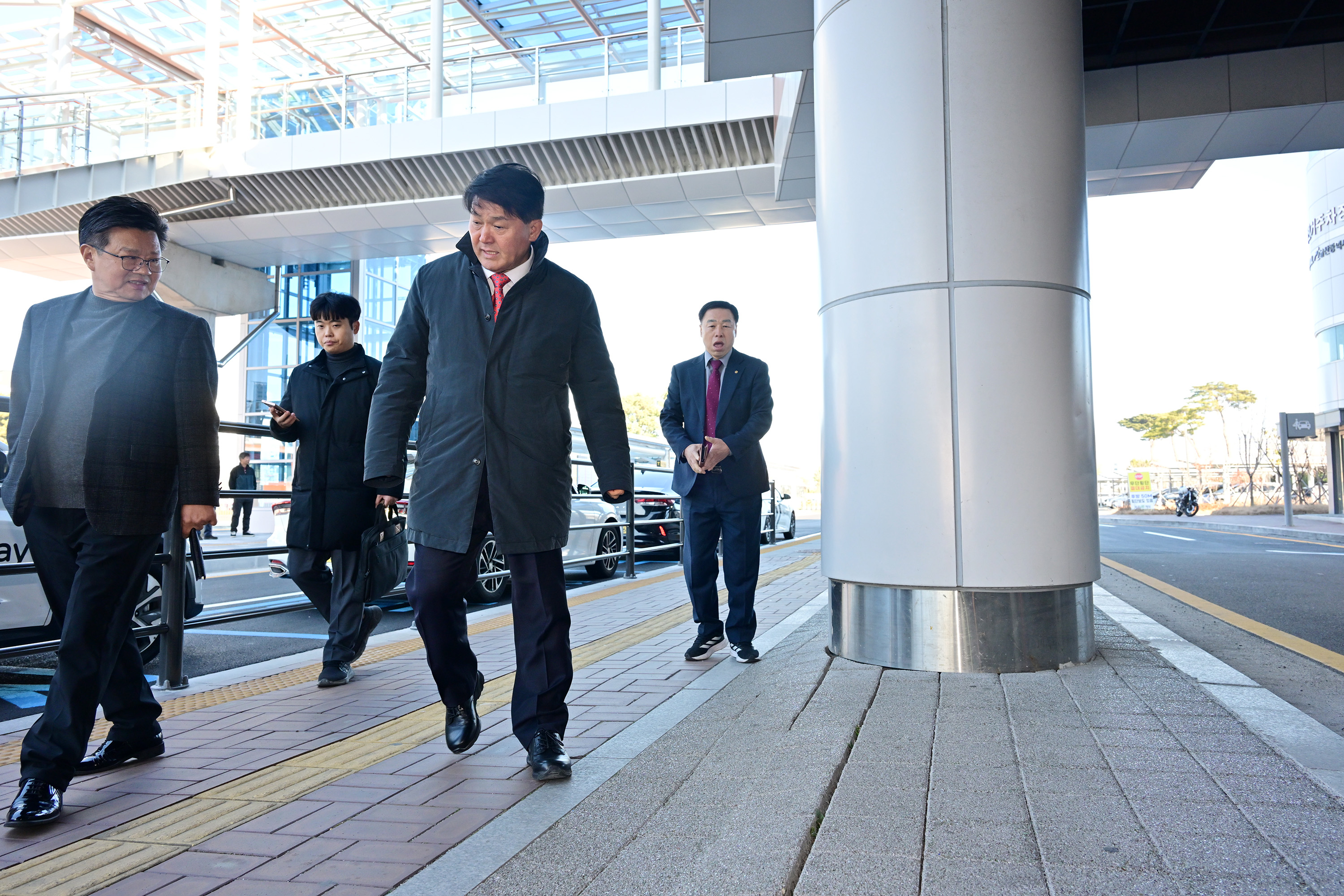 이성룡 의장, 태화강역 택시승강장 현장방문4