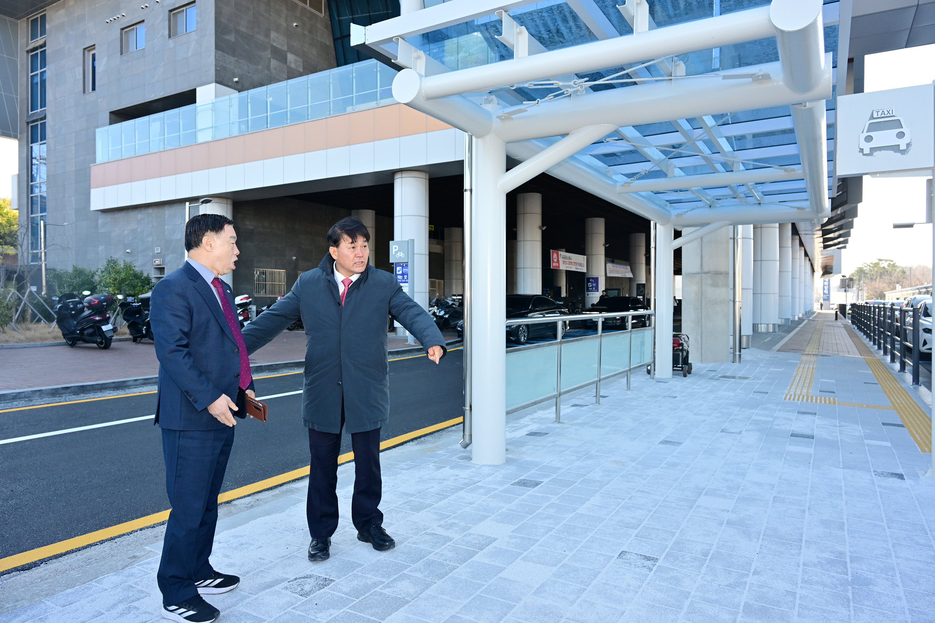 이성룡 의장, 태화강역 택시승강장 현장방문9