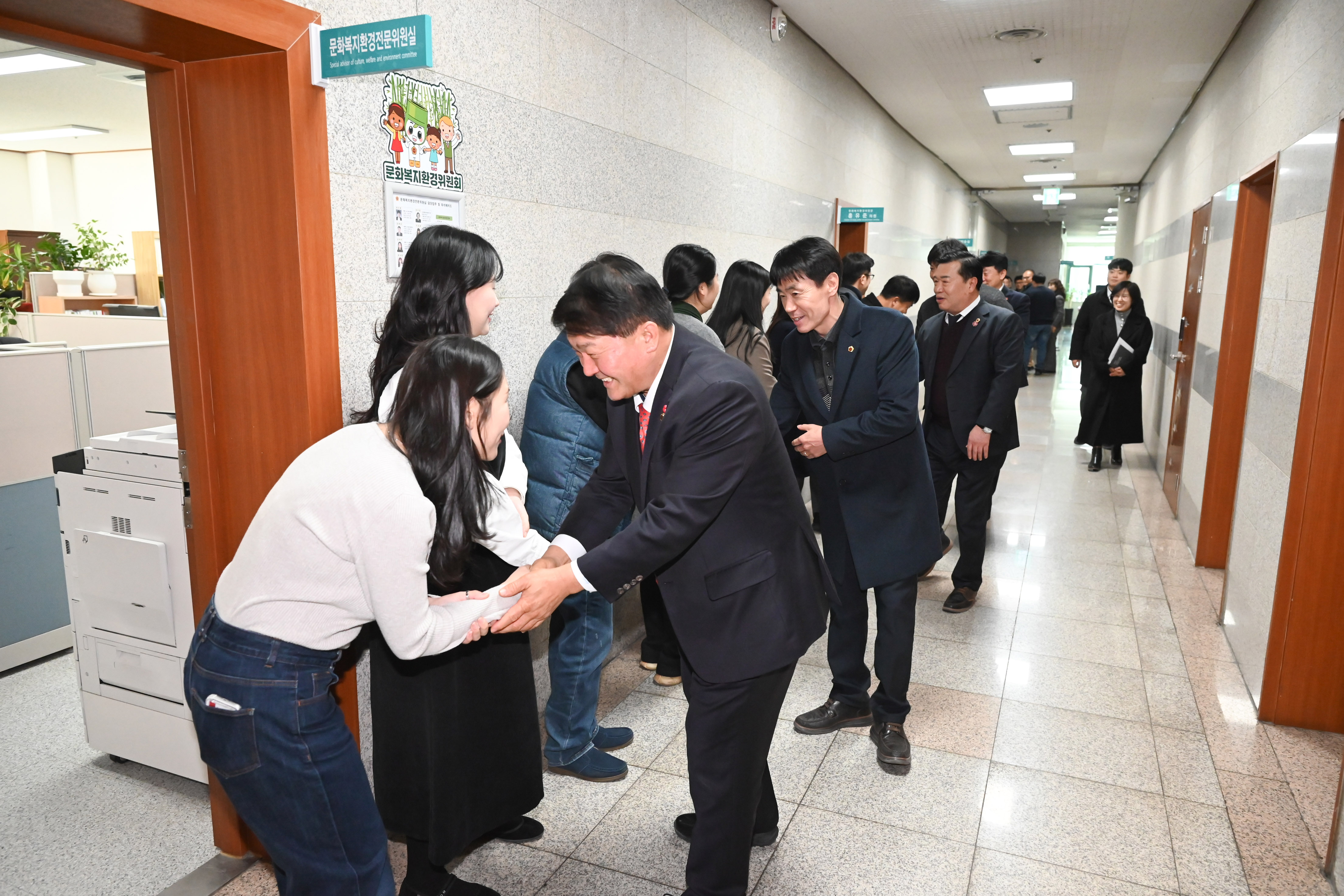 신년맞이 부서 순회 방문6