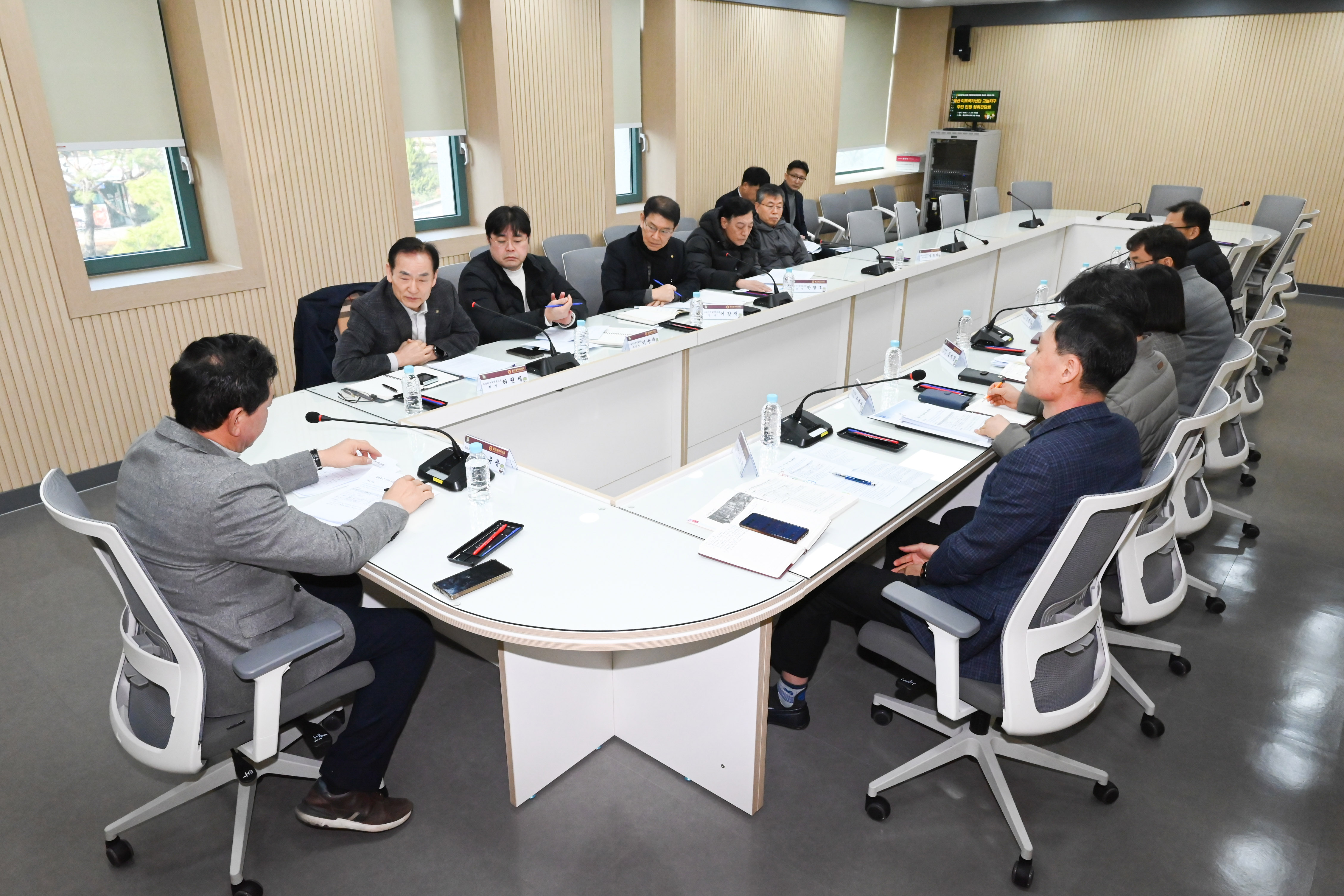 홍유준 문화복지환경위원장, 울산미포국가산단 고늘지구 주민 민원청취 간담회10