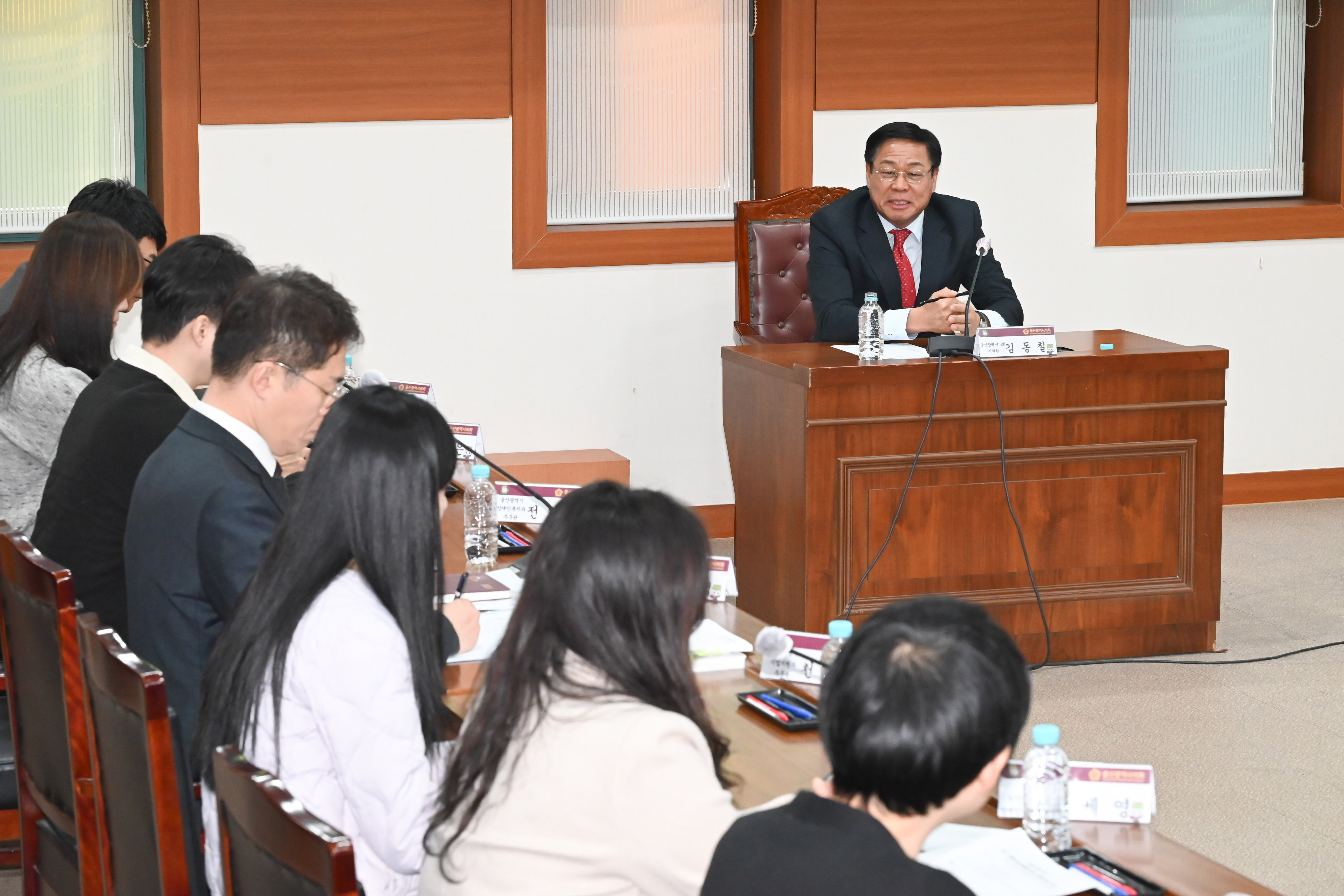 김동칠 의원, 울산 장애인보호작업장 운영 간담회8