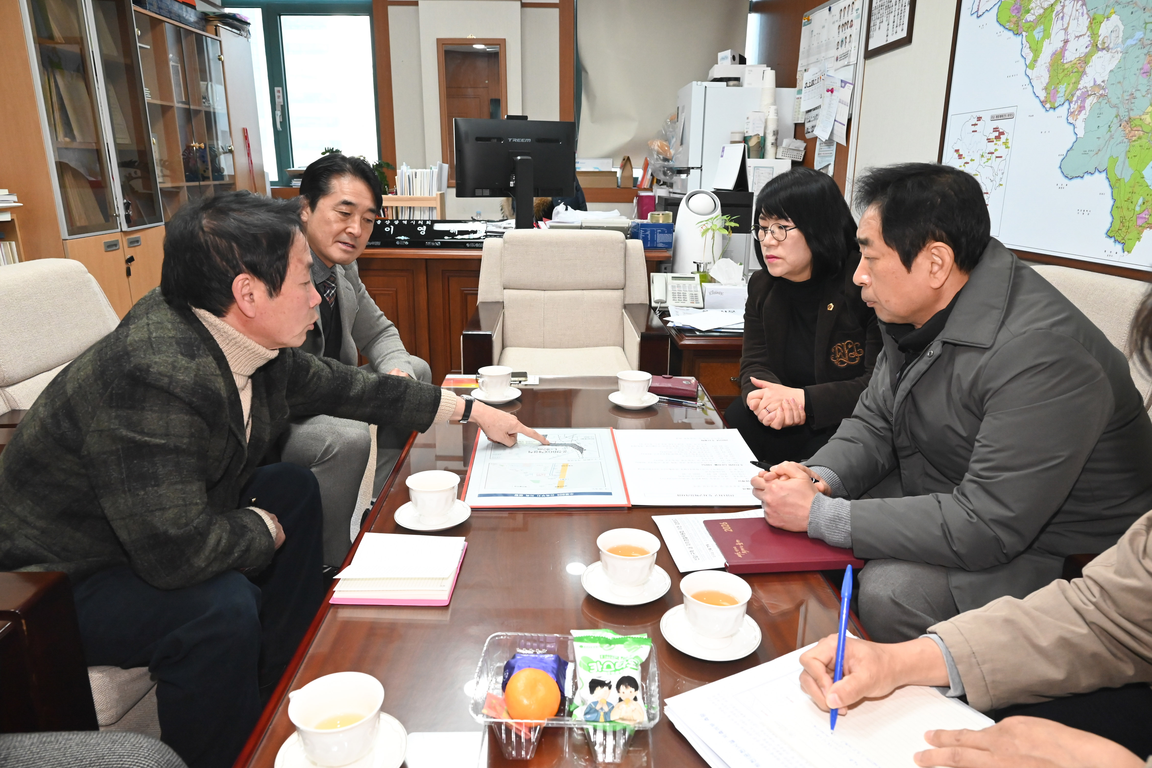 이영해 의원, 선암1지구 토지구획정리사업 조속한 준공 방안 논의5