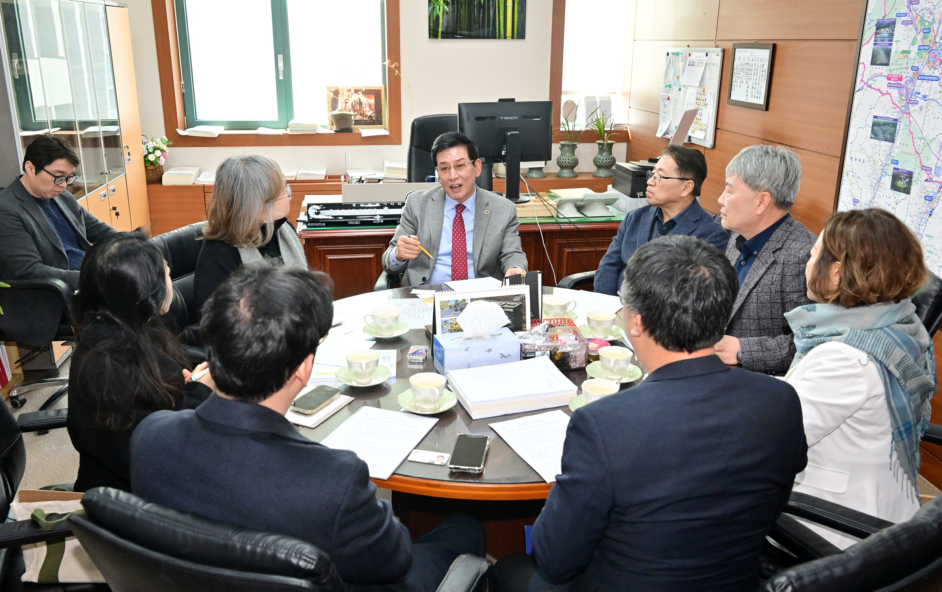 홍유준 문화복지환경위원장, 사회복지법인 노인의료복지시설 종사자 처우 개선 간담회2