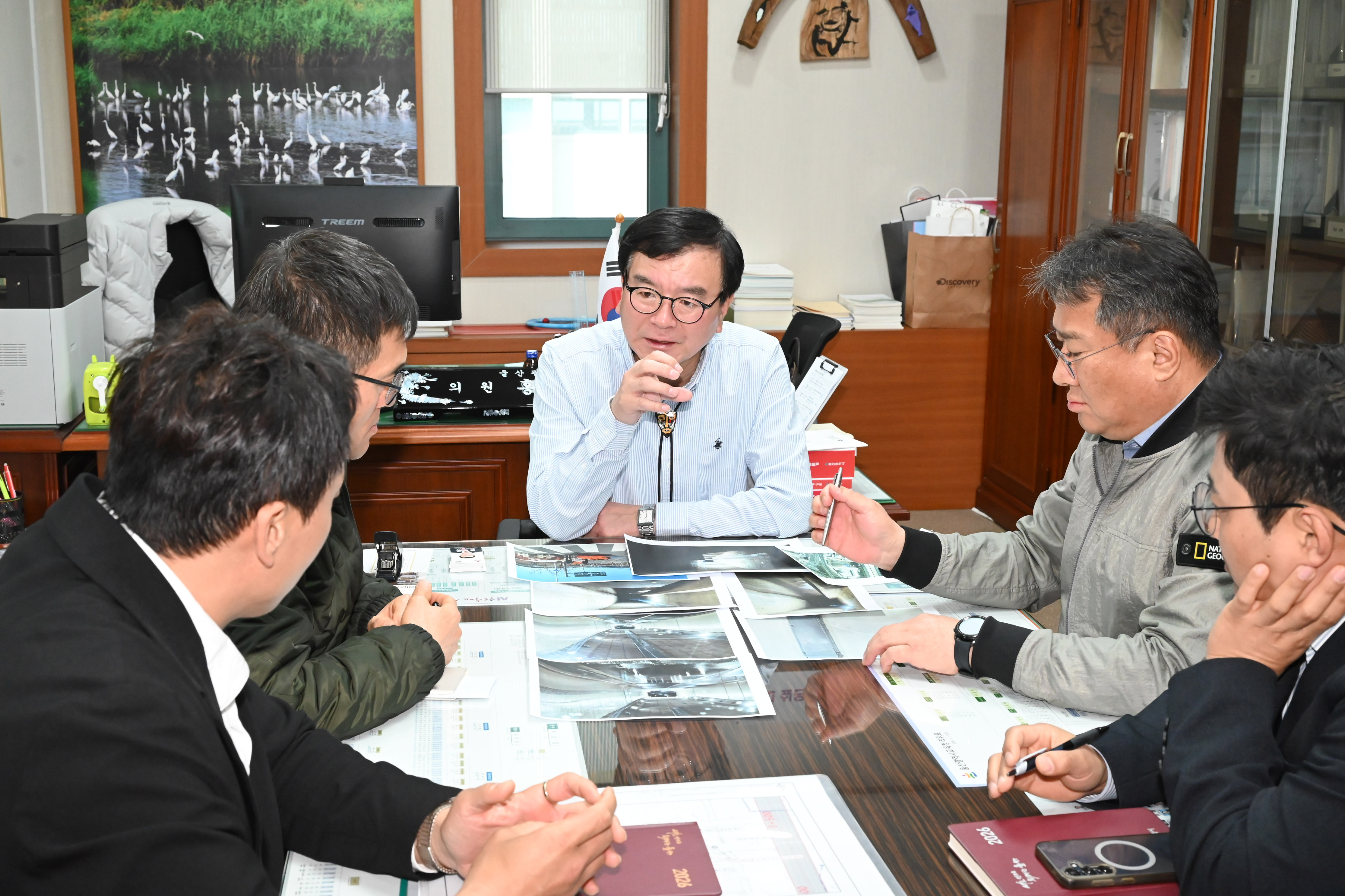 홍성우 의원, KTX울산역 지하차도 침수 방지 대책 논의 간담회1