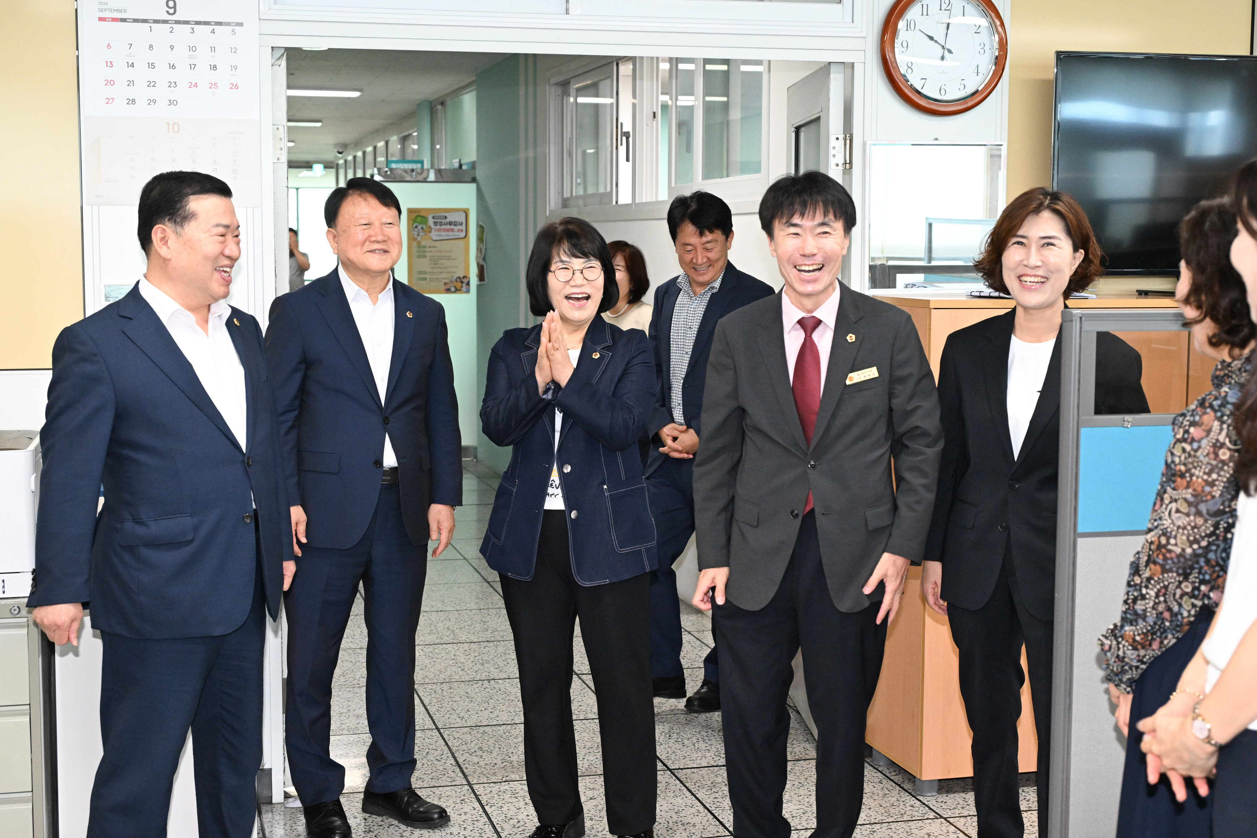 추석맞이 부서 순회