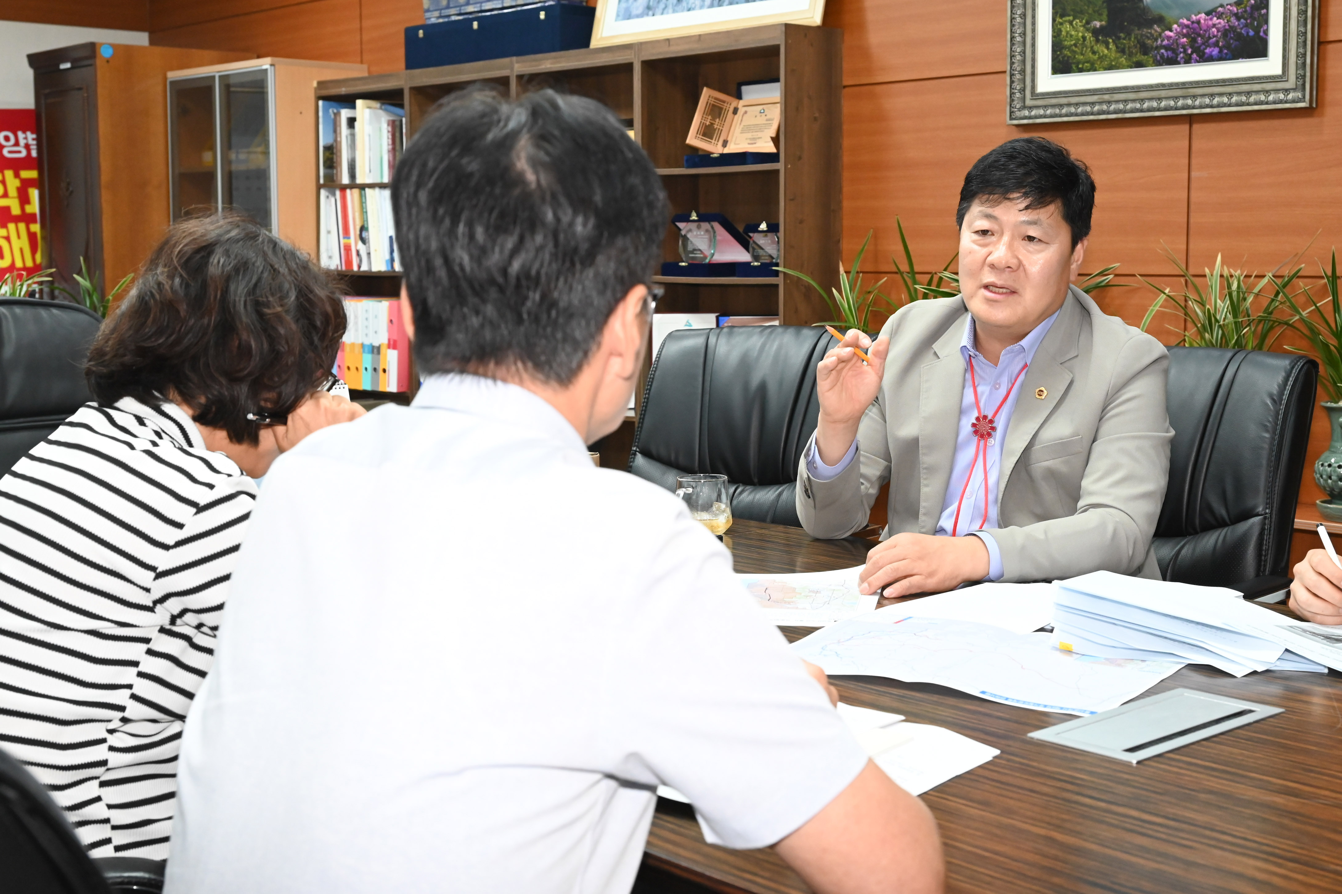 공진혁 의회운영위원장,  온산선 폐지·이설 관계부서 간담회5